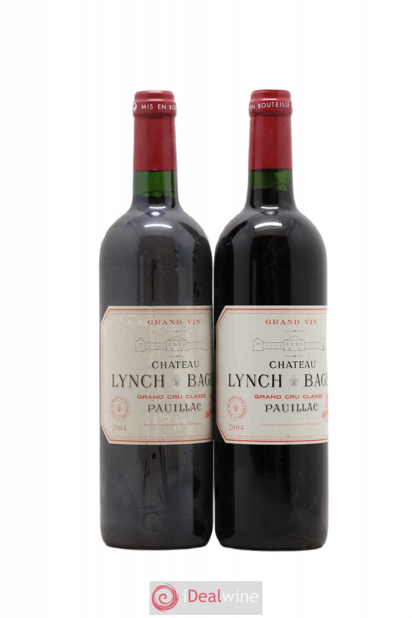 Château Lynch Bages 5ème Grand Cru Classé 2004 - Lot de 2 bouteilles - 0