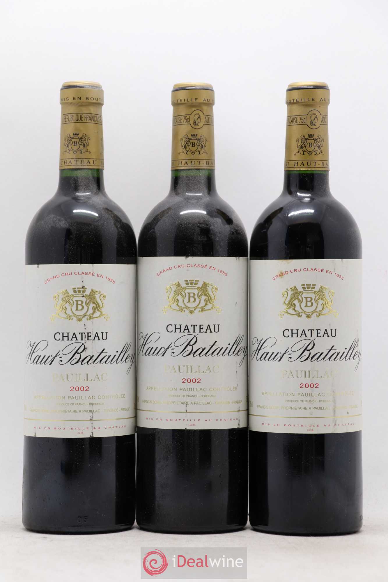 Château Haut Batailley 5ème Grand Cru Classé 2002 - Lot de 12 bouteilles - 3