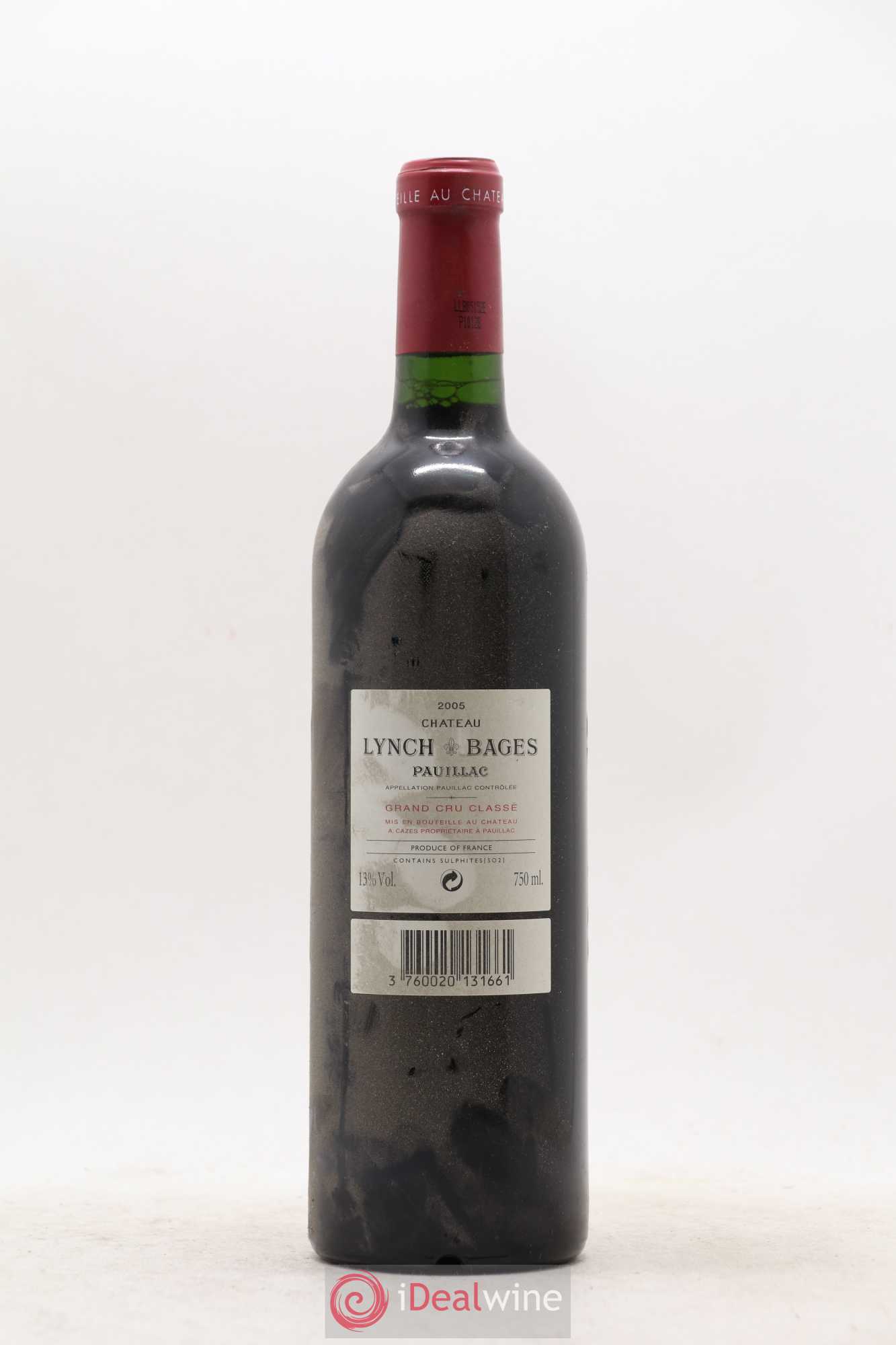 Château Lynch Bages 5ème Grand Cru Classé 2005 - Lot de 1 bouteille - 1