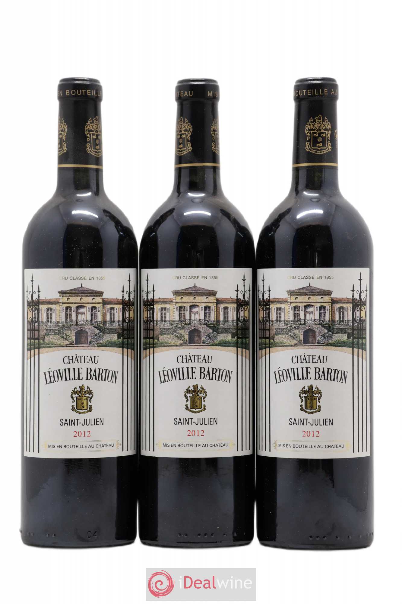 Château Léoville Barton 2ème Grand Cru Classé 2012 - Lot de 3 bouteilles - 0