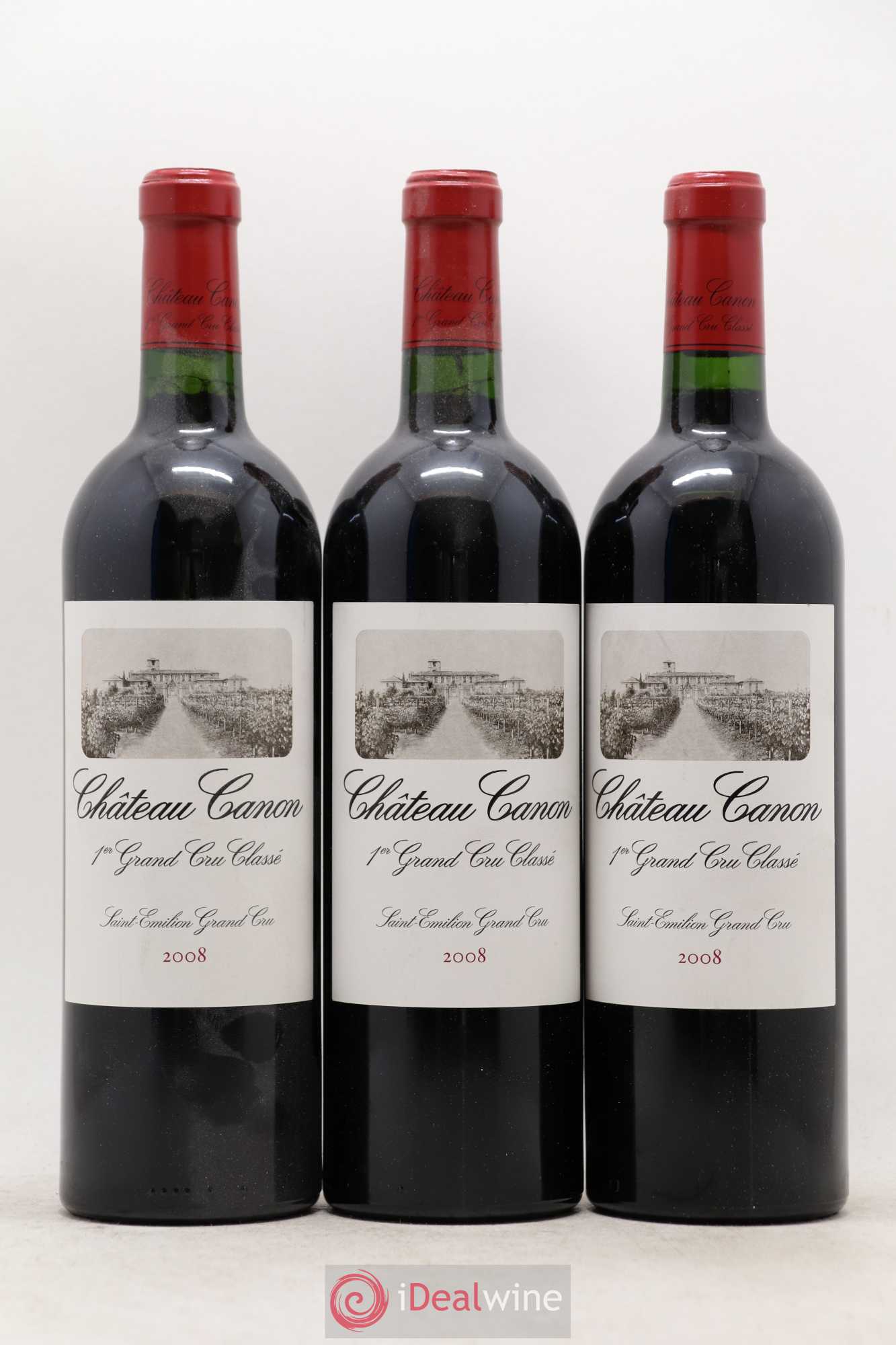 Château Canon 1er Grand Cru Classé B 2008 - Lot de 6 bouteilles - 2