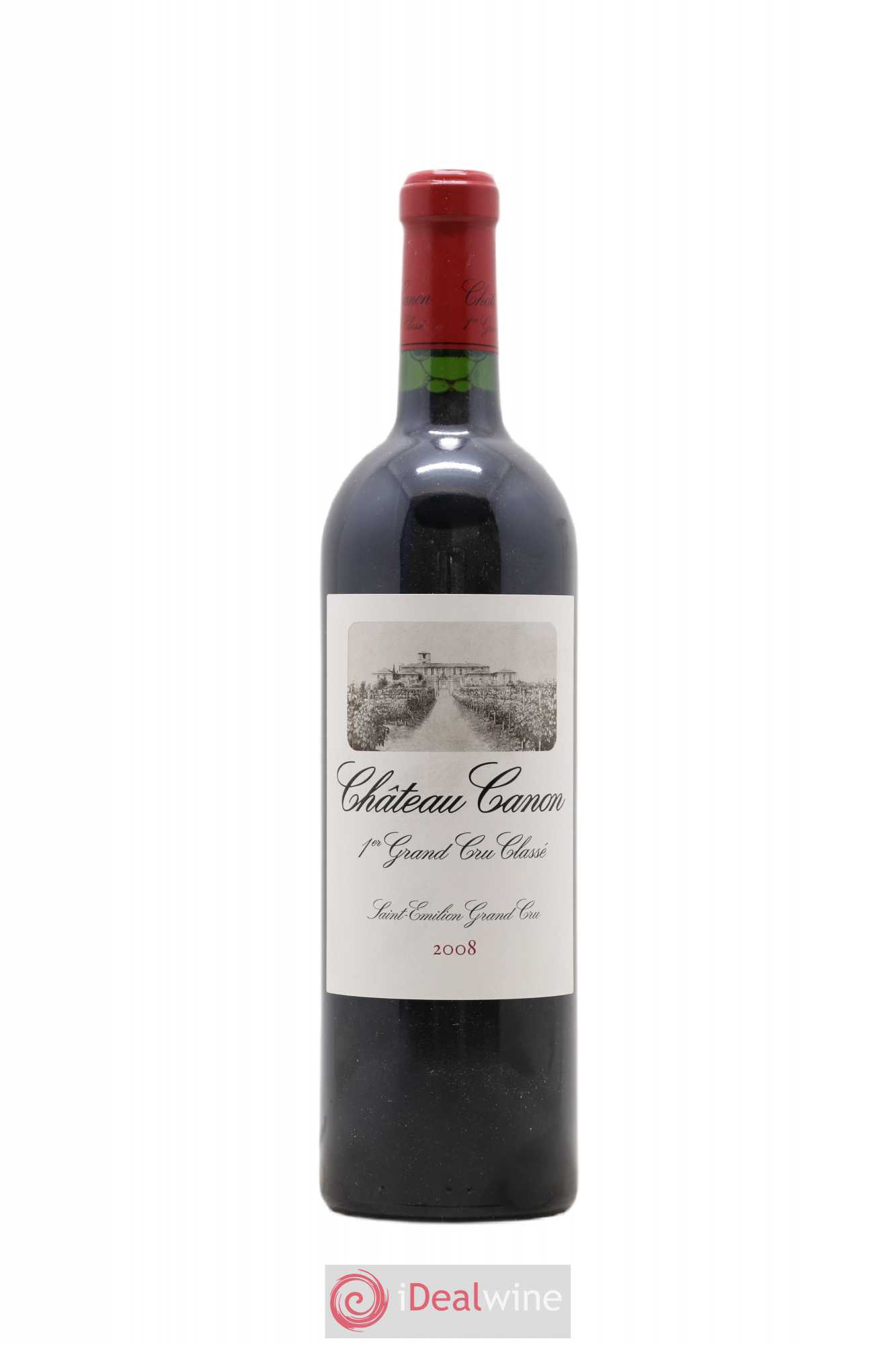 Château Canon 1er Grand Cru Classé B 2008 - Lot de 1 bouteille - 0