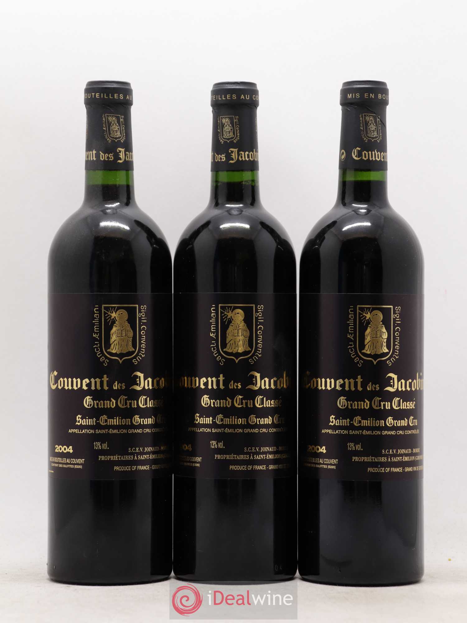 Château Couvent des Jacobins Grand Cru Classé 2004 - Lot de 12 bouteilles - 2