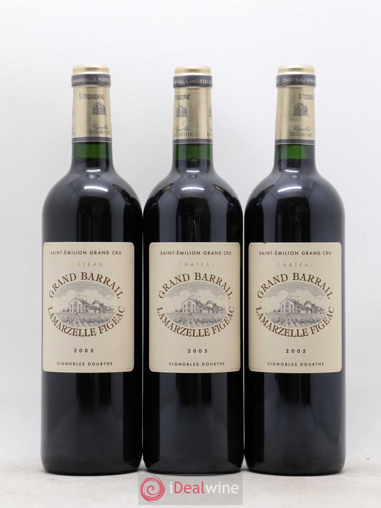 Château Grand Barrail Lamarzelle Figeac Grand Cru Classé 2005 - Lot de 6 bouteilles - 2