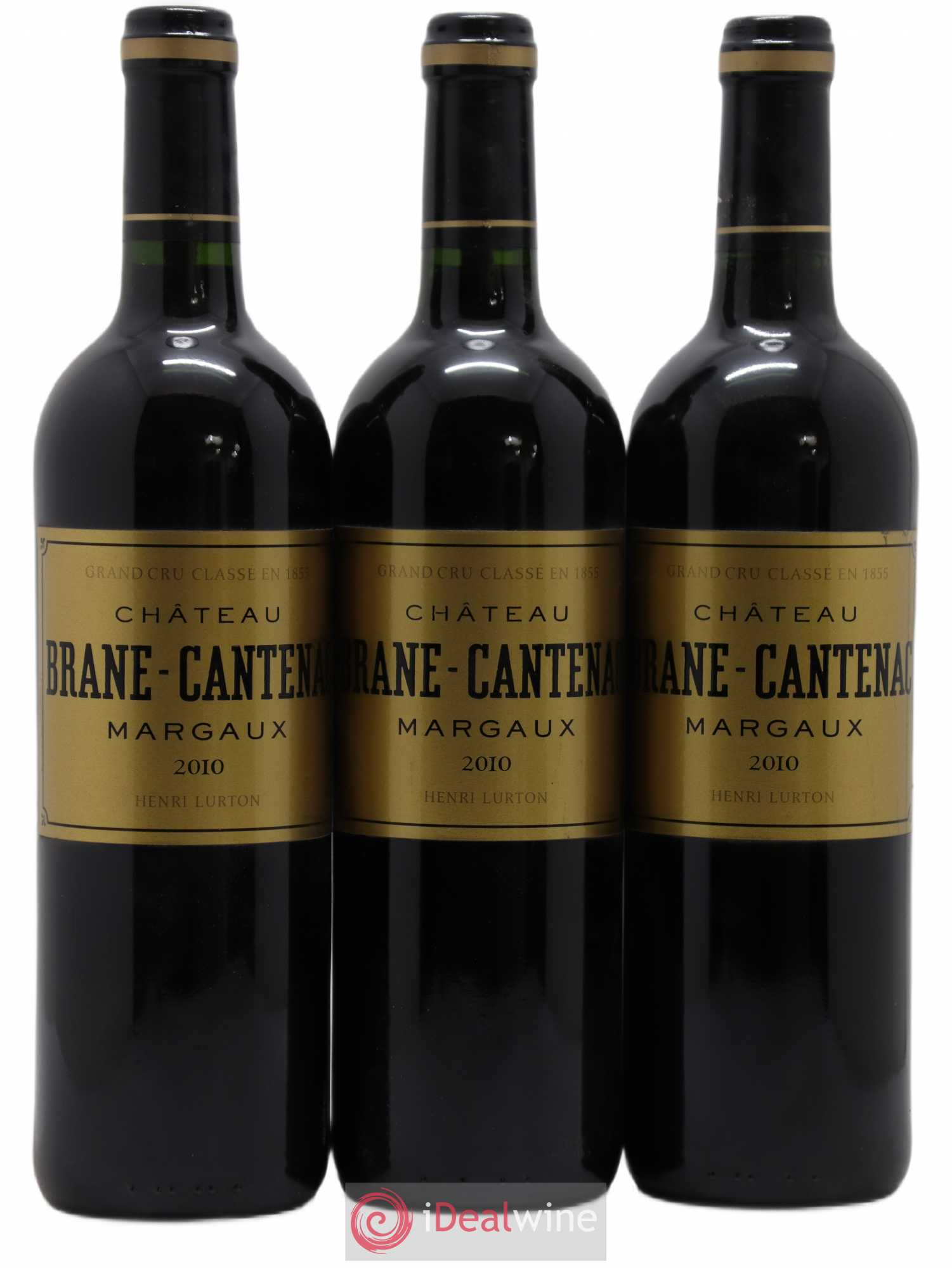 Château Brane Cantenac 2ème Grand Cru Classé 2010 - Lot de 3 bouteilles - 0