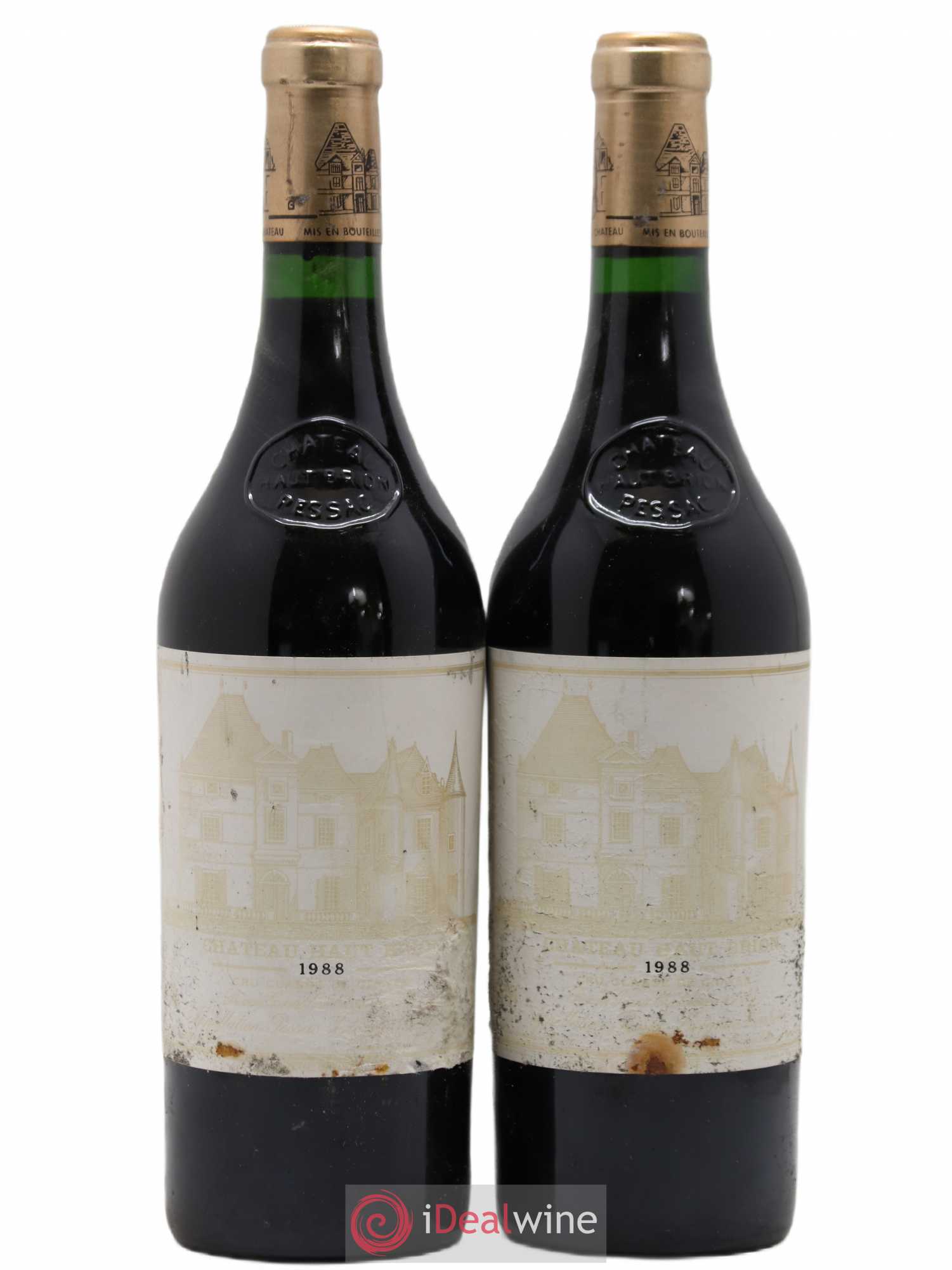Château Haut Brion 1er Grand Cru Classé 1988 - Lot de 2 bouteilles - 0