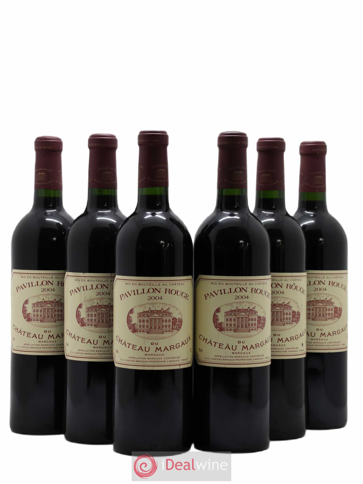 Pavillon Rouge du Château Margaux Second Vin 2004 - Lot de 6 bouteilles - 0