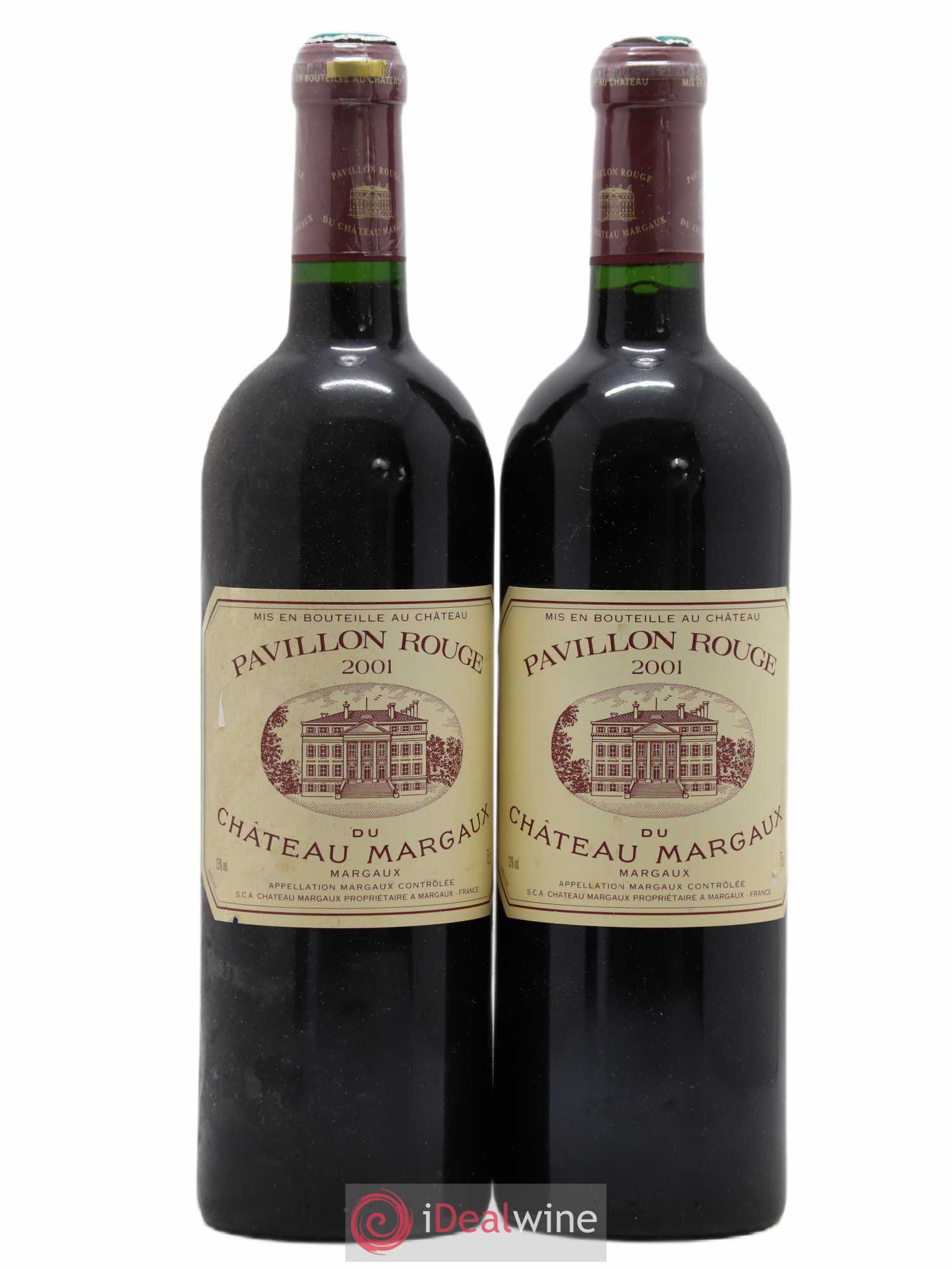 Pavillon Rouge du Château Margaux Second Vin 2001 - Lot de 2 bouteilles - 0