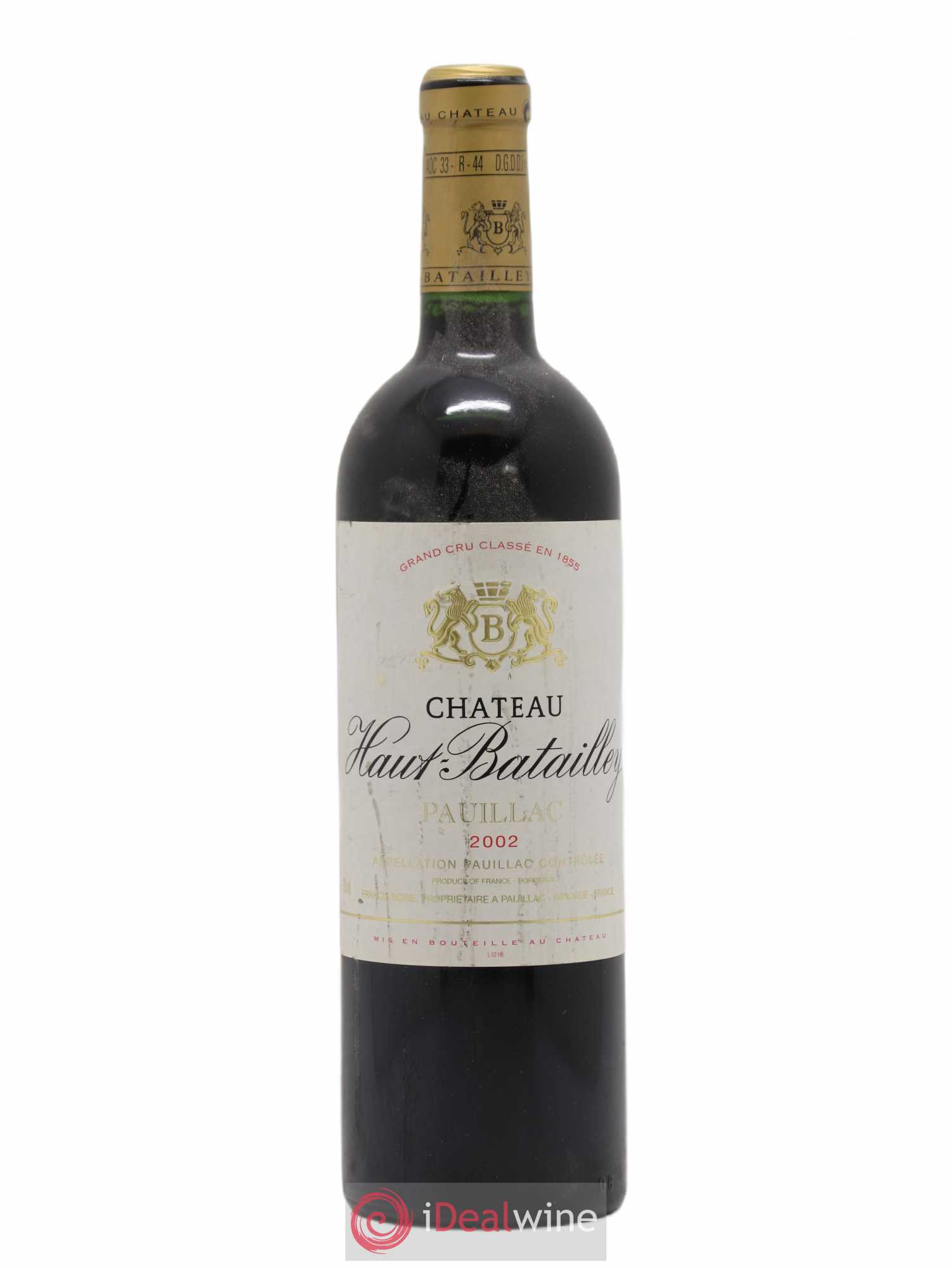 Château Haut Batailley 5ème Grand Cru Classé 2002 - Lot de 1 bouteille - 0
