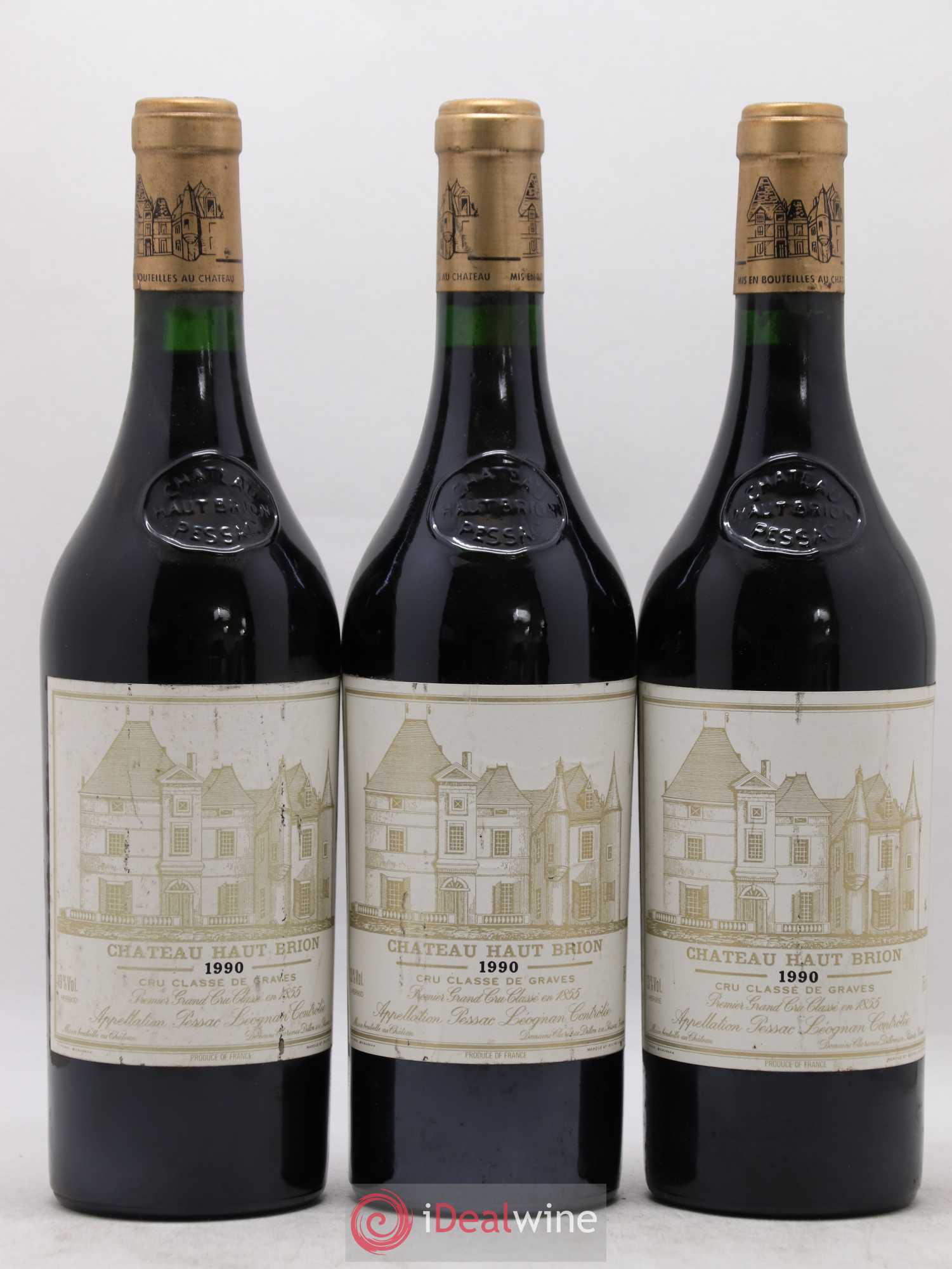 Château Haut Brion 1er Grand Cru Classé 1990 - Lot de 6 bouteilles - 2