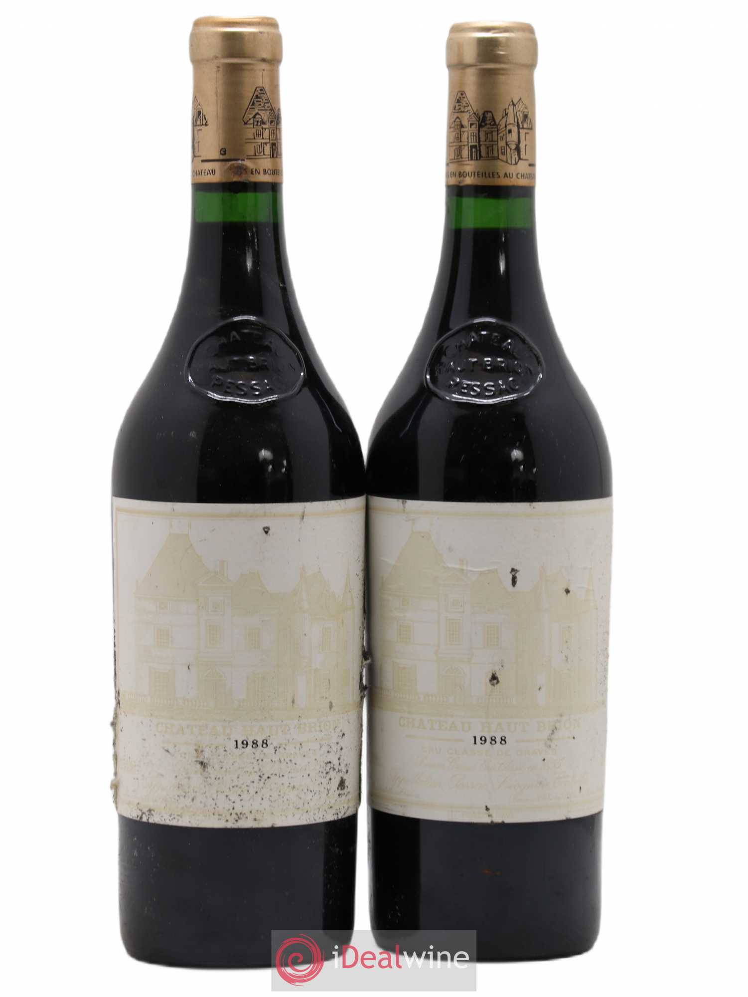 Château Haut Brion 1er Grand Cru Classé 1988 - Lot de 2 bouteilles - 0