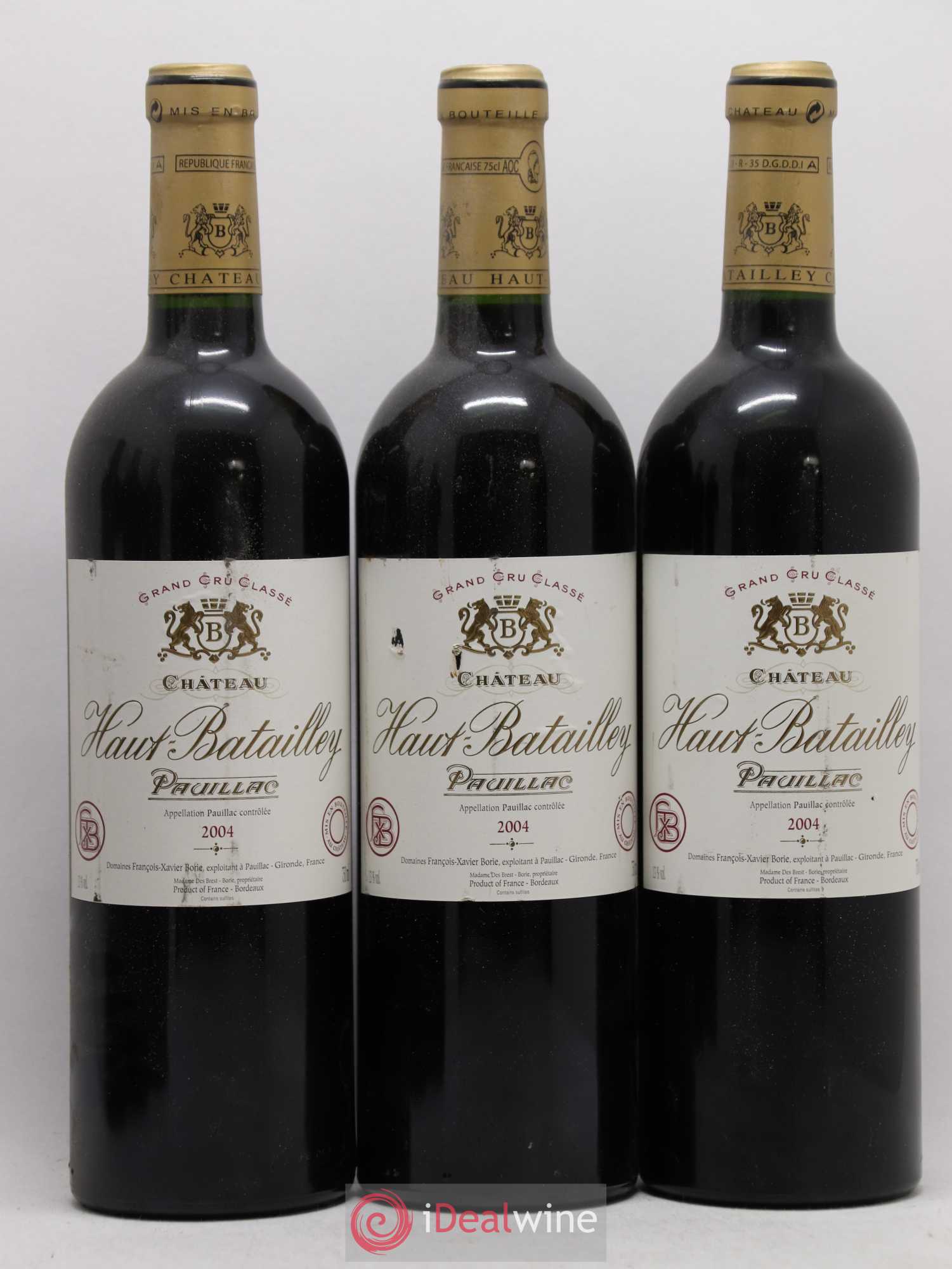 Château Haut Batailley 5ème Grand Cru Classé 2004 - Lot de 6 bouteilles - 1