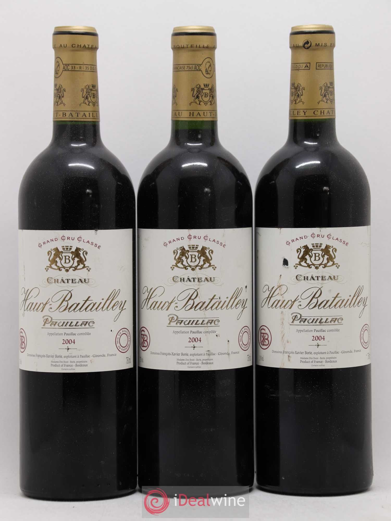 Château Haut Batailley 5ème Grand Cru Classé 2004 - Lot de 6 bouteilles - 2