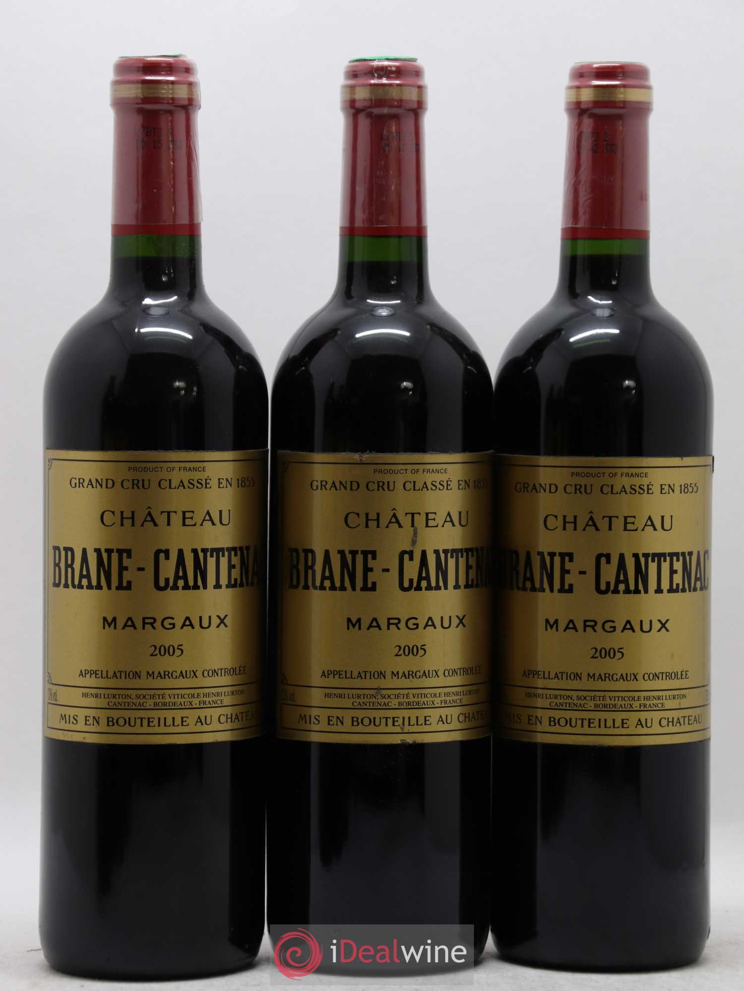 Château Brane Cantenac 2ème Grand Cru Classé 2005 - Lot de 6 bouteilles - 1