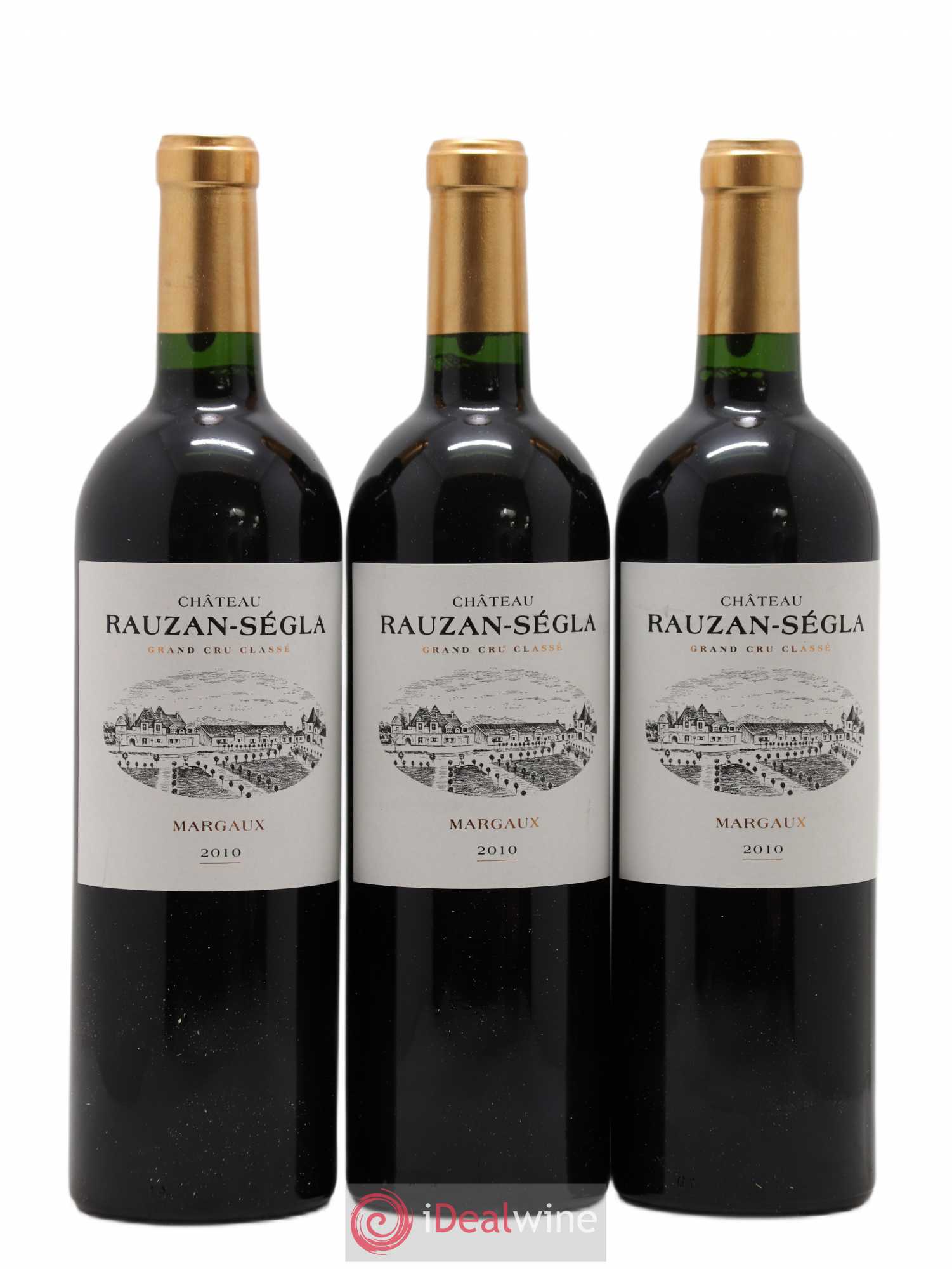 Château Rauzan Ségla Grand Cru Classé 2010 - Lot de 3 bouteilles - 0
