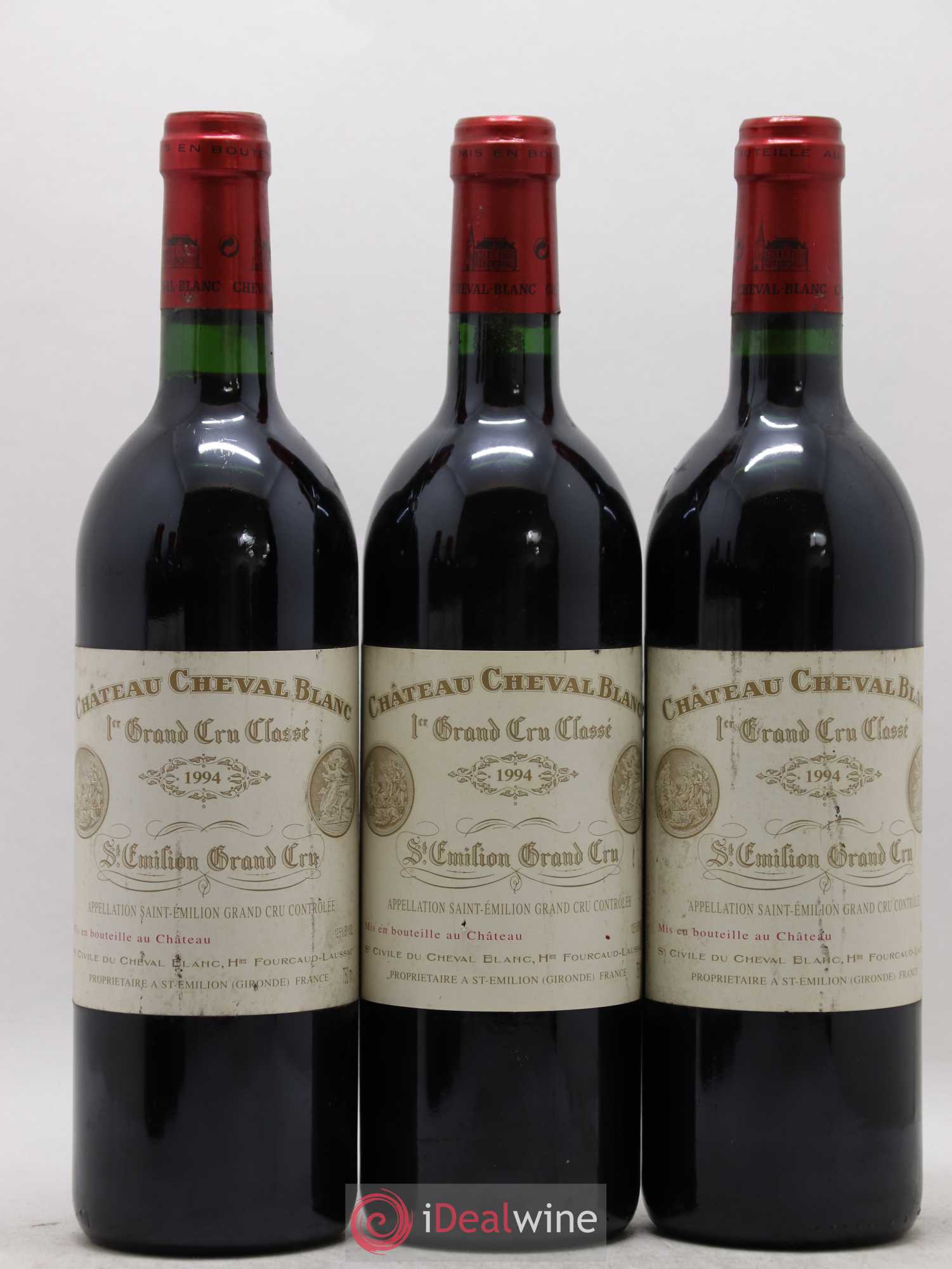 Château Cheval Blanc 1er Grand Cru Classé A 1994 - Lot de 6 bouteilles - 1