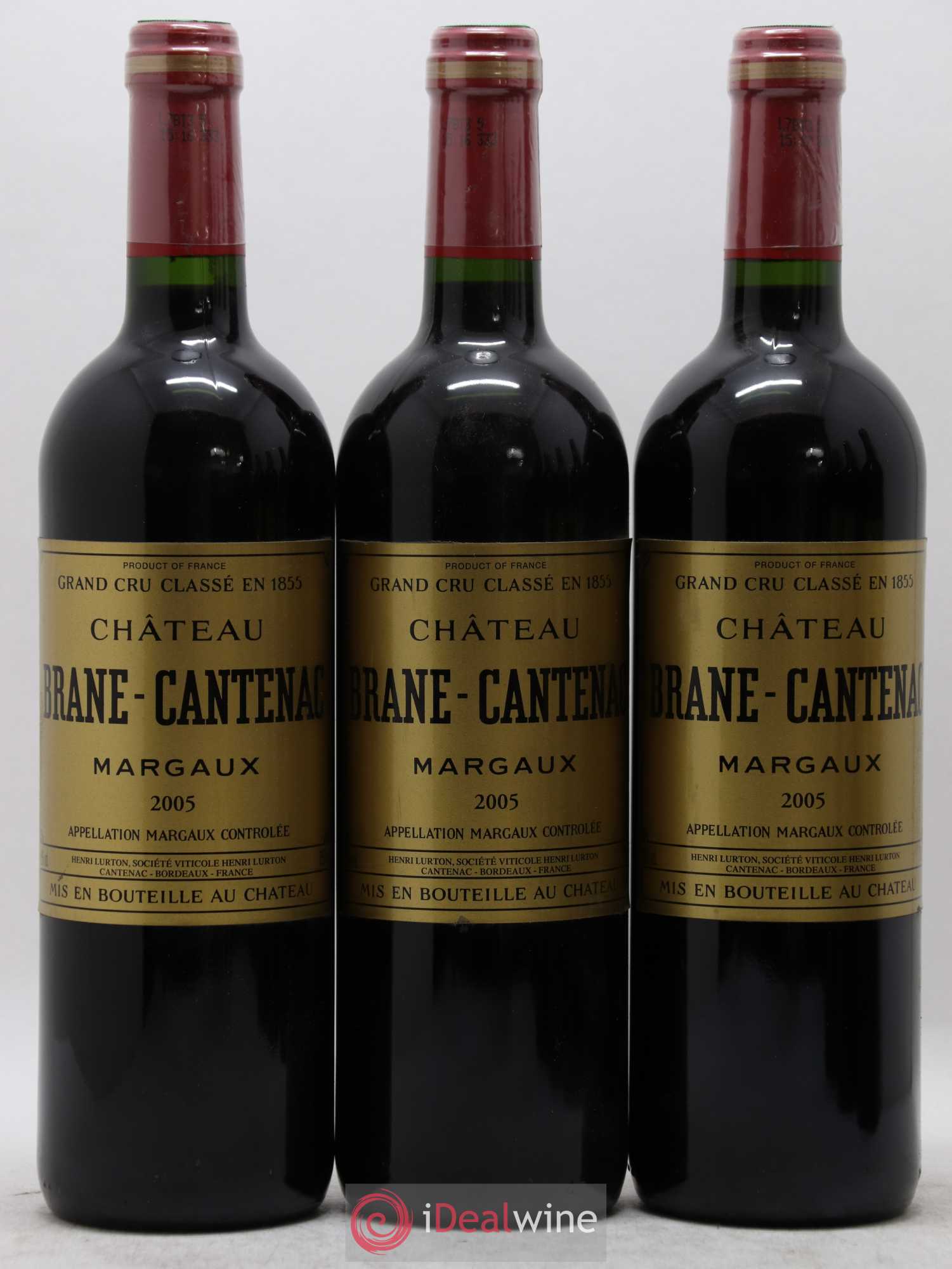Château Brane Cantenac 2ème Grand Cru Classé 2005 - Lot de 12 bouteilles - 3