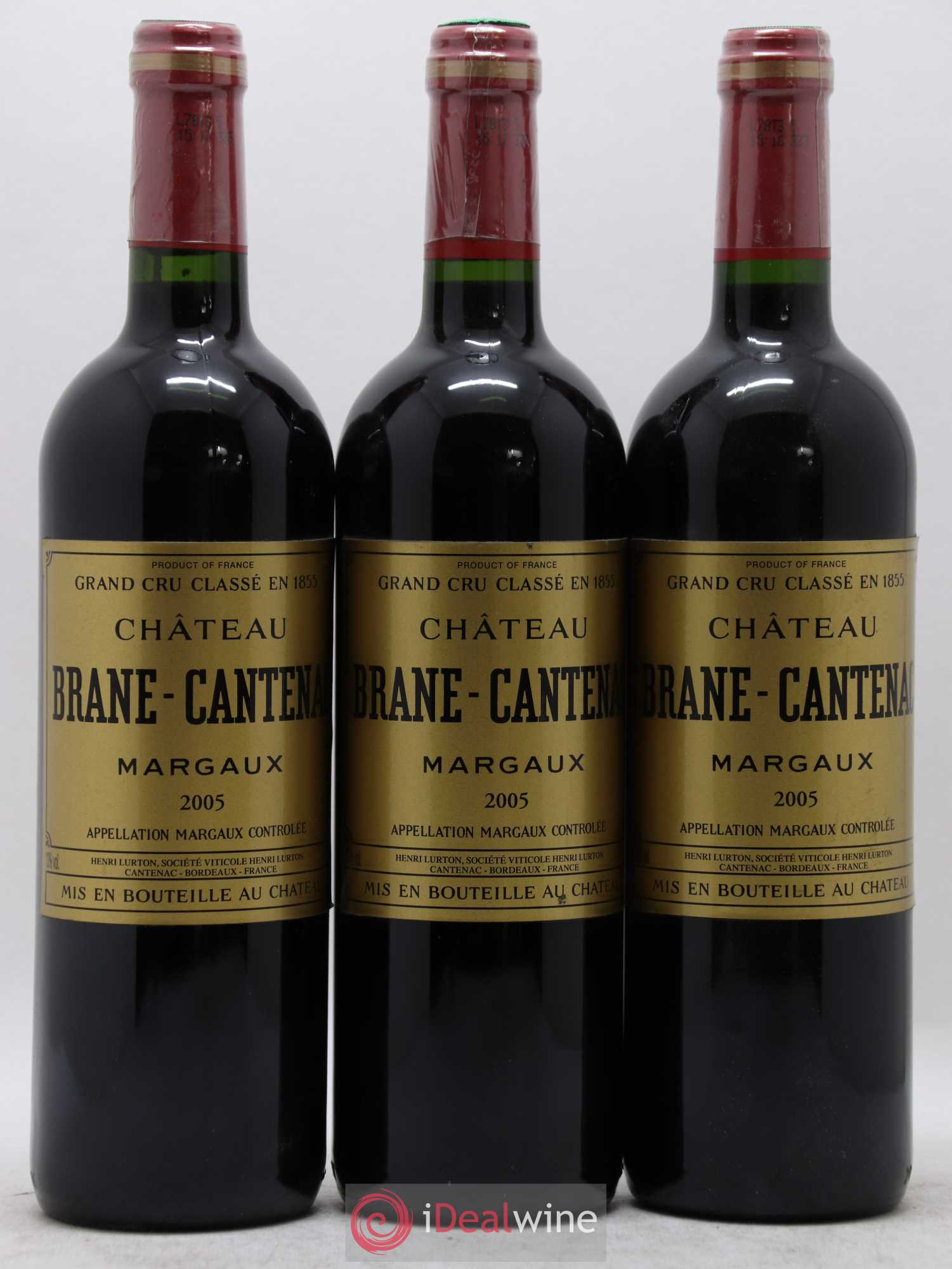Château Brane Cantenac 2ème Grand Cru Classé 2005 - Lot de 12 bouteilles - 4