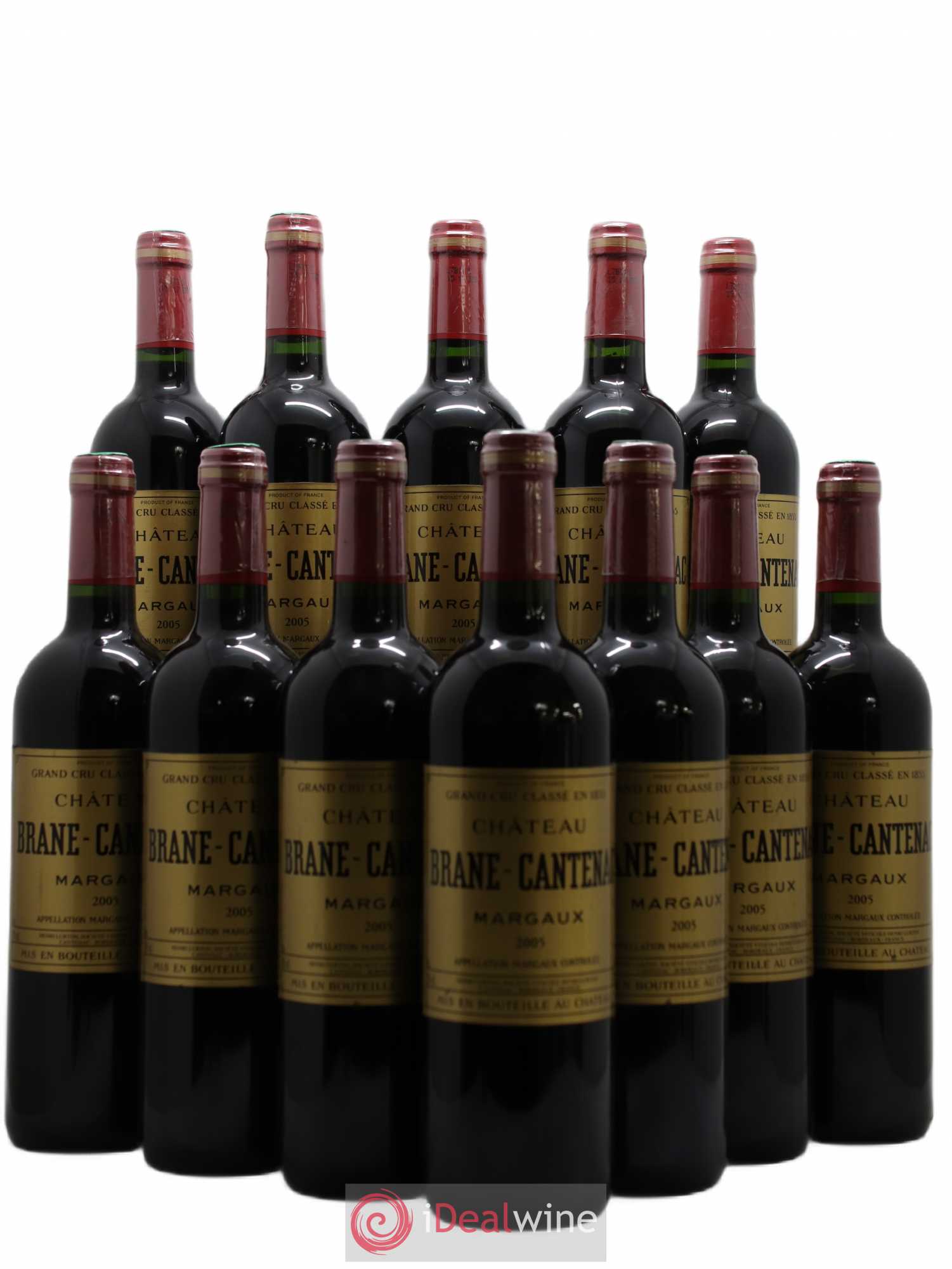 Château Brane Cantenac 2ème Grand Cru Classé 2005 - Lot de 12 bouteilles - 0