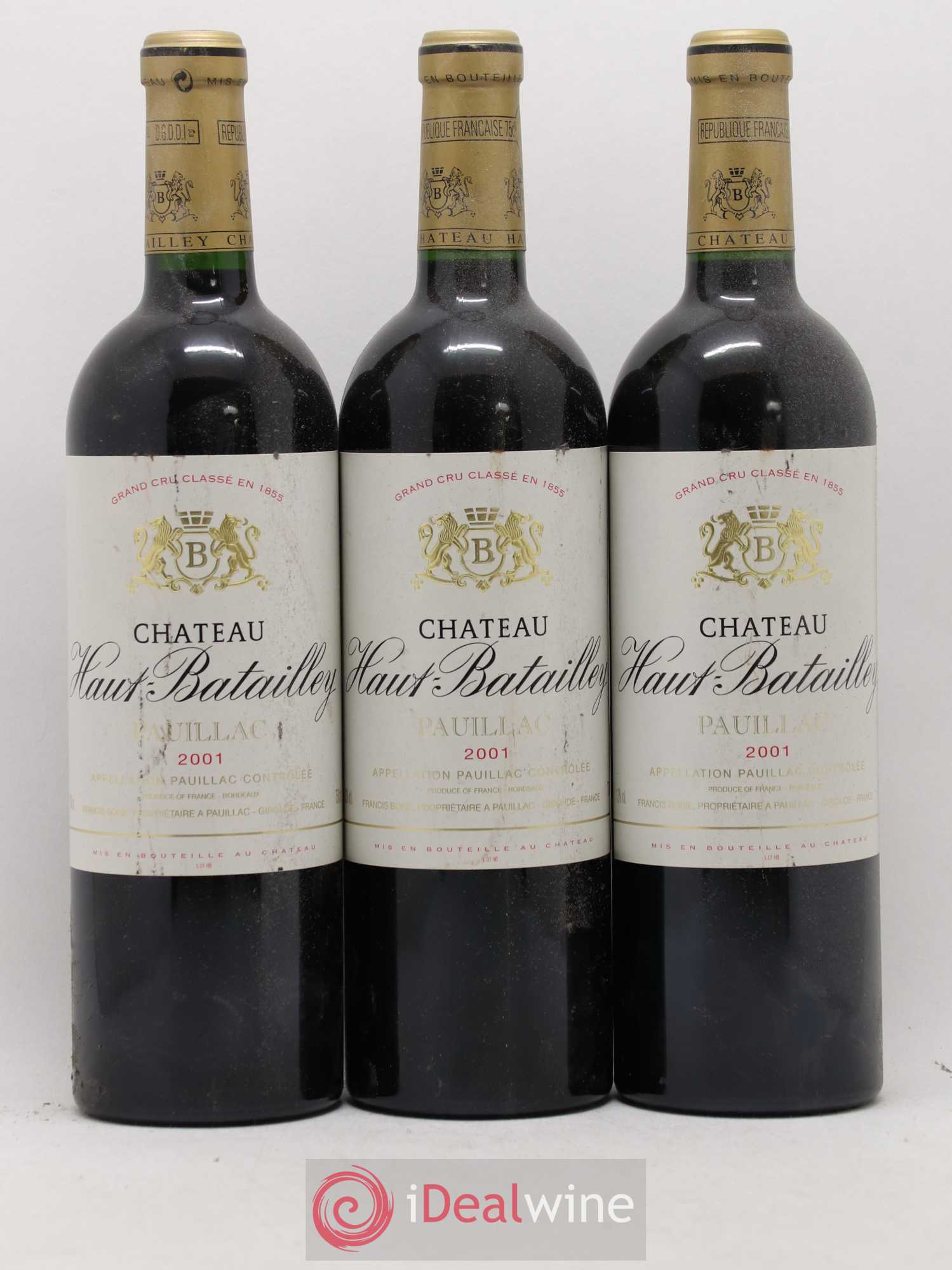 Château Haut Batailley 5ème Grand Cru Classé 2001 - Lot de 6 bouteilles - 2