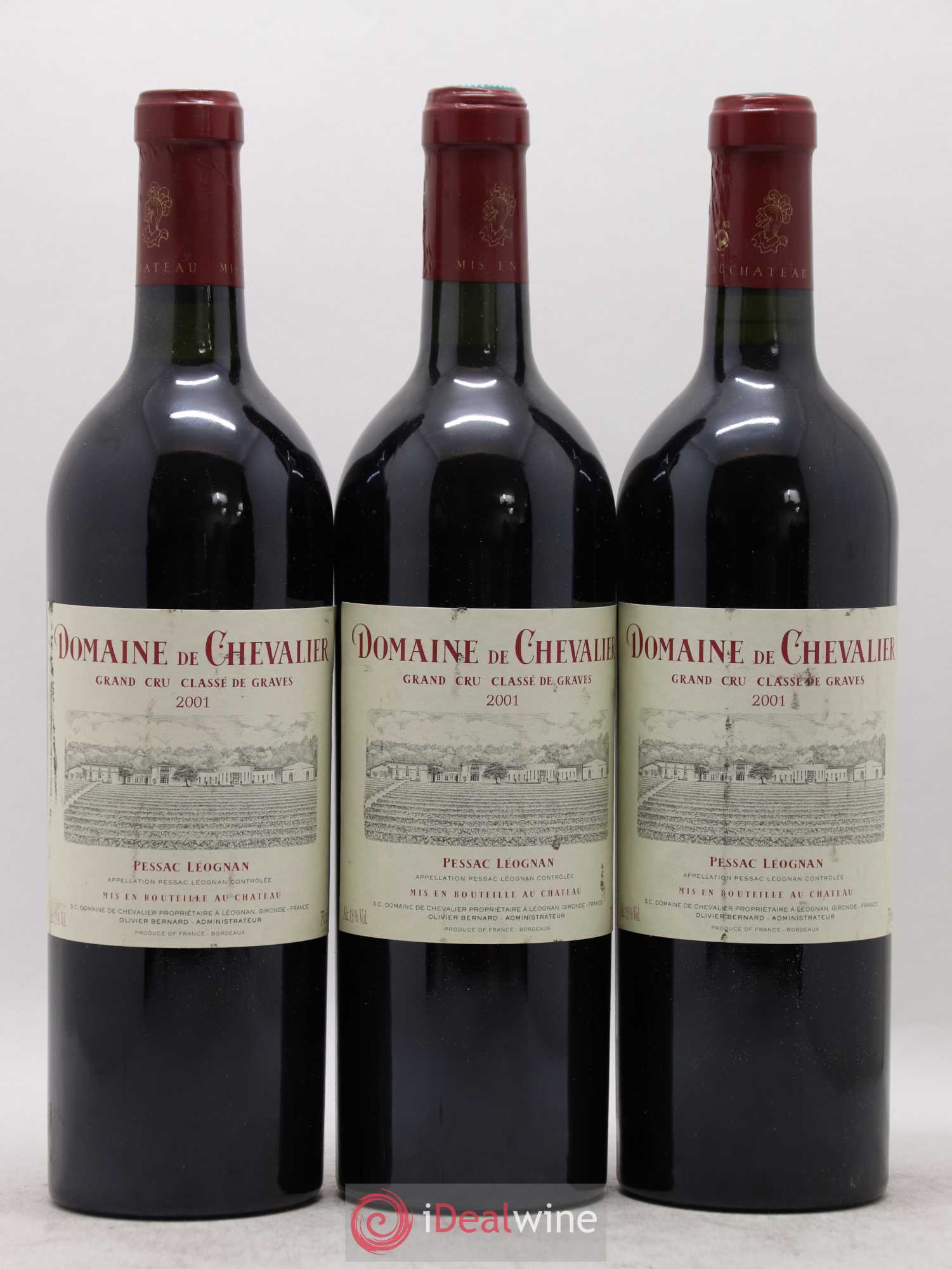 Domaine de Chevalier Cru Classé de Graves 2001 - Lot de 12 bouteilles - 2