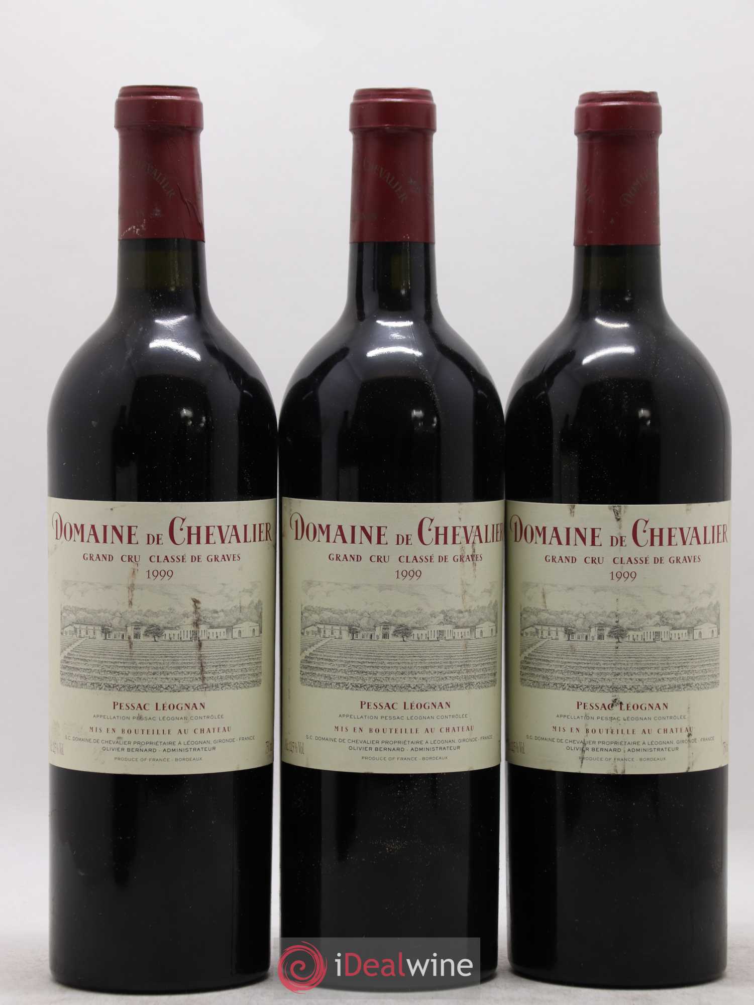 Domaine de Chevalier Cru Classé de Graves 1999 - Lot de 12 bouteilles - 1