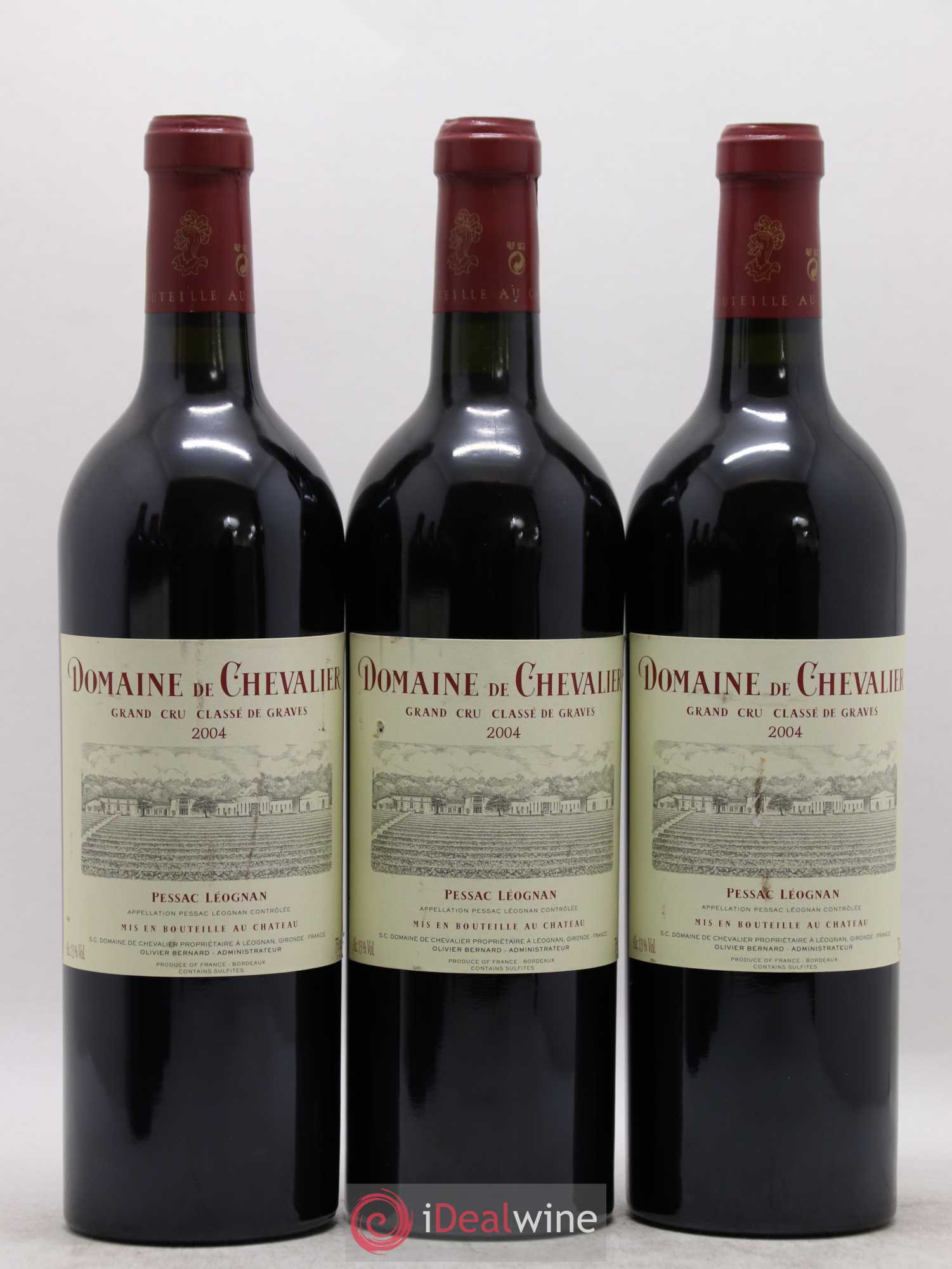 Domaine de Chevalier Cru Classé de Graves 2004 - Lot de 12 bouteilles - 1