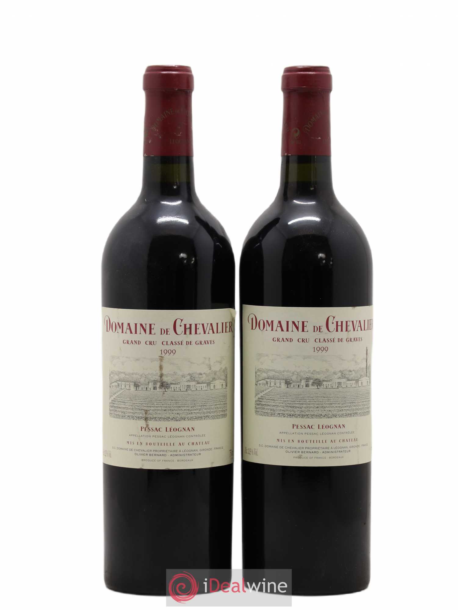 Domaine de Chevalier Cru Classé de Graves 1999 - Lot de 2 bouteilles - 0