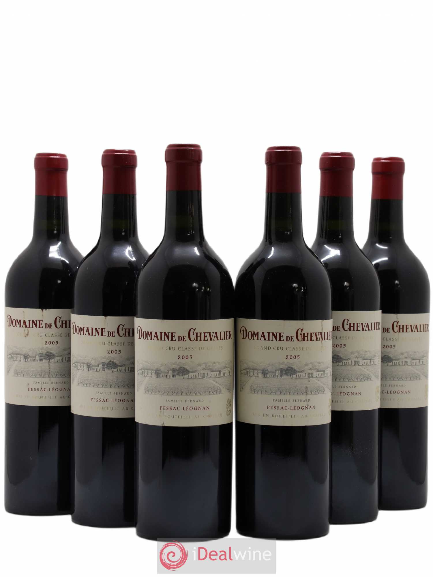 Domaine de Chevalier Cru Classé de Graves 2005 - Lot de 6 bouteilles - 0