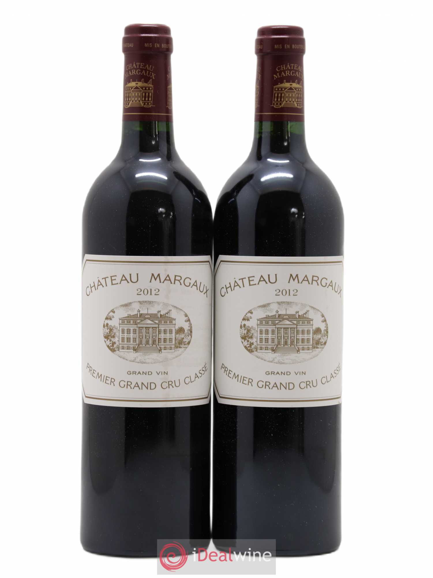 Château Margaux 1er Grand Cru Classé 2012 - Lot de 2 bouteilles - 0