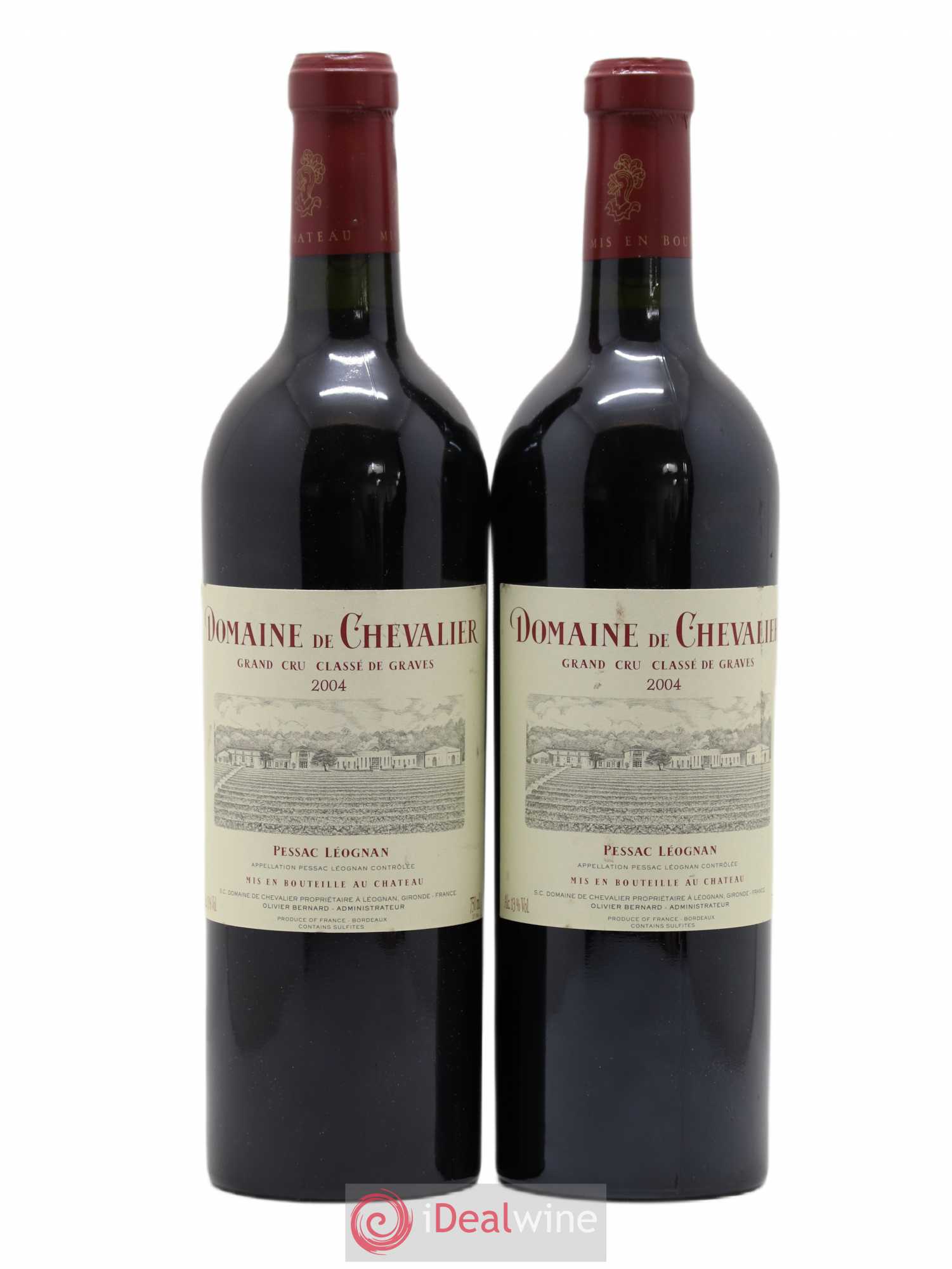 Domaine de Chevalier Cru Classé de Graves 2004 - Lot de 2 bouteilles - 0