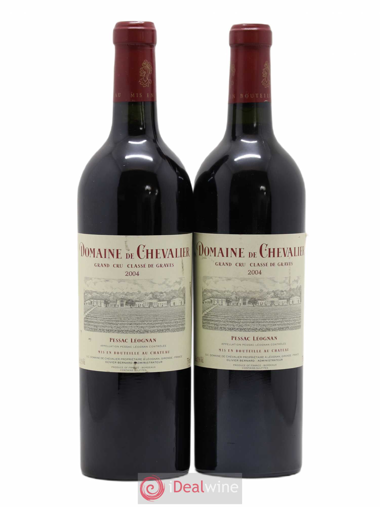 Domaine de Chevalier Cru Classé de Graves 2004 - Lot de 2 bouteilles - 0