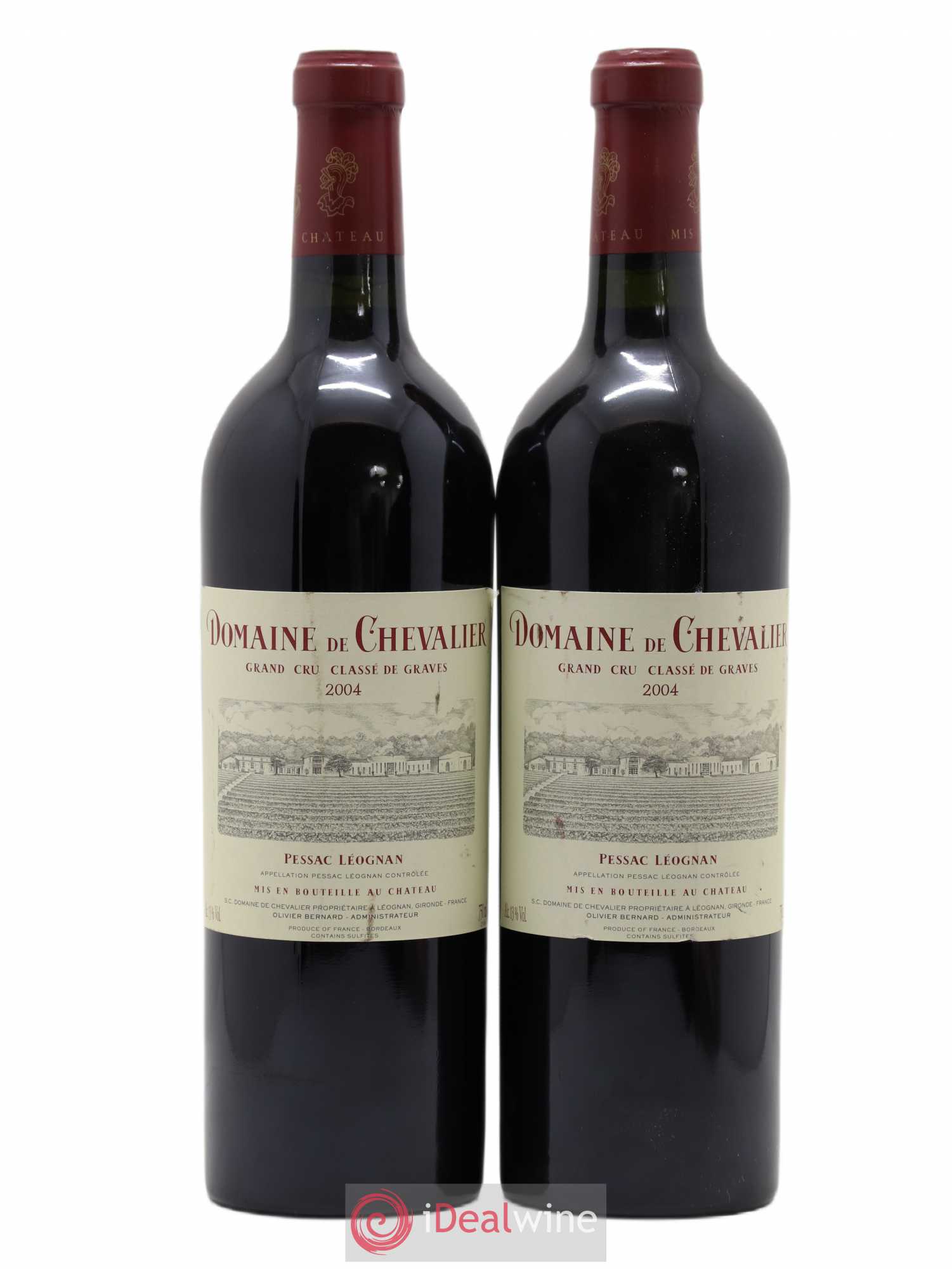 Domaine de Chevalier Cru Classé de Graves 2004 - Lot de 2 bouteilles - 0