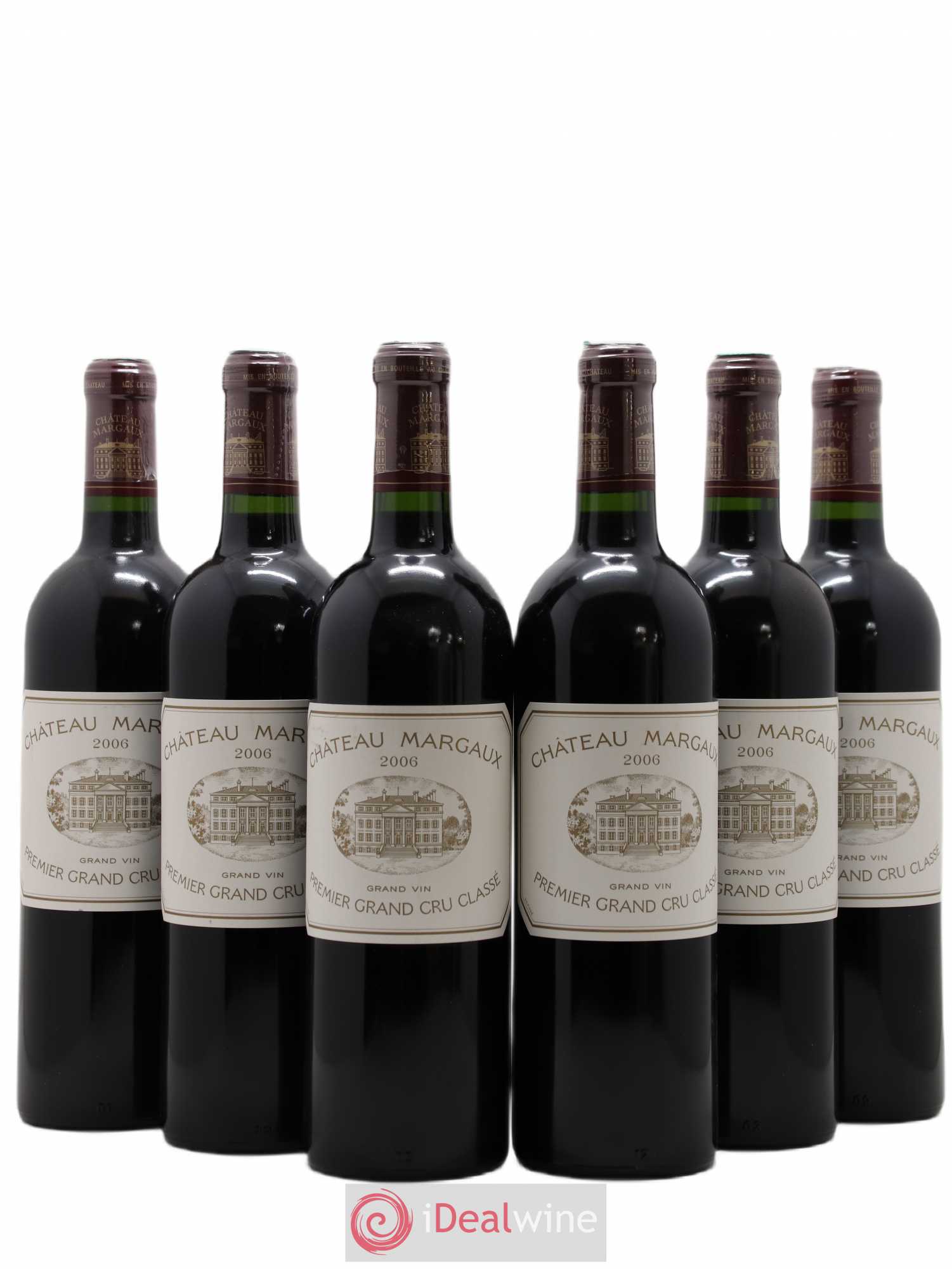 Château Margaux 1er Grand Cru Classé 2006 - Lot de 6 bouteilles - 0