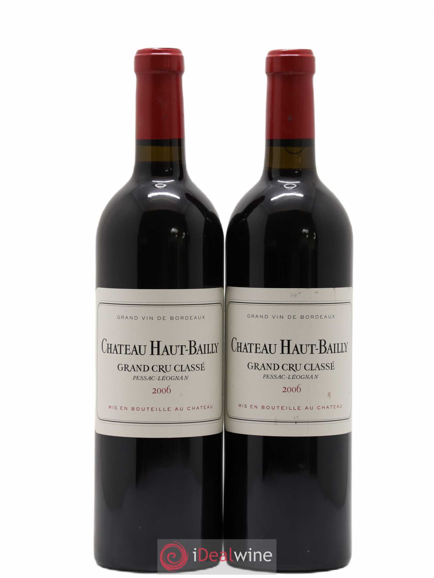 Château Haut-Bailly Cru Classé de Graves 2006 - Lot de 2 bouteilles - 0