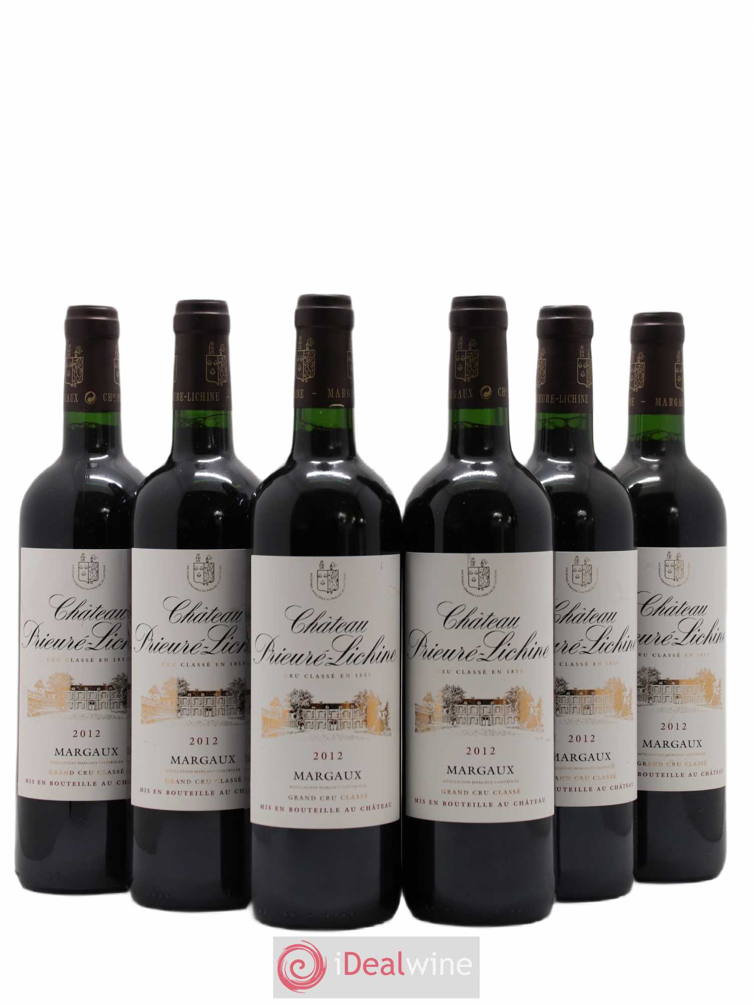 Château Prieuré Lichine 4ème Grand Cru Classé 2012 - Lot de 6 bouteilles - 0