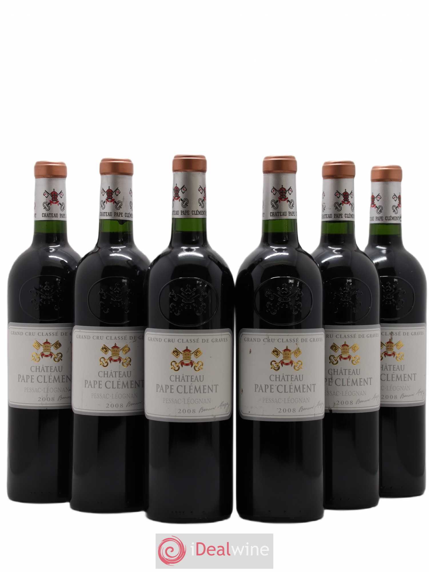 Château Pape Clément Cru Classé de Graves 2008 - Lot de 6 bouteilles - 0
