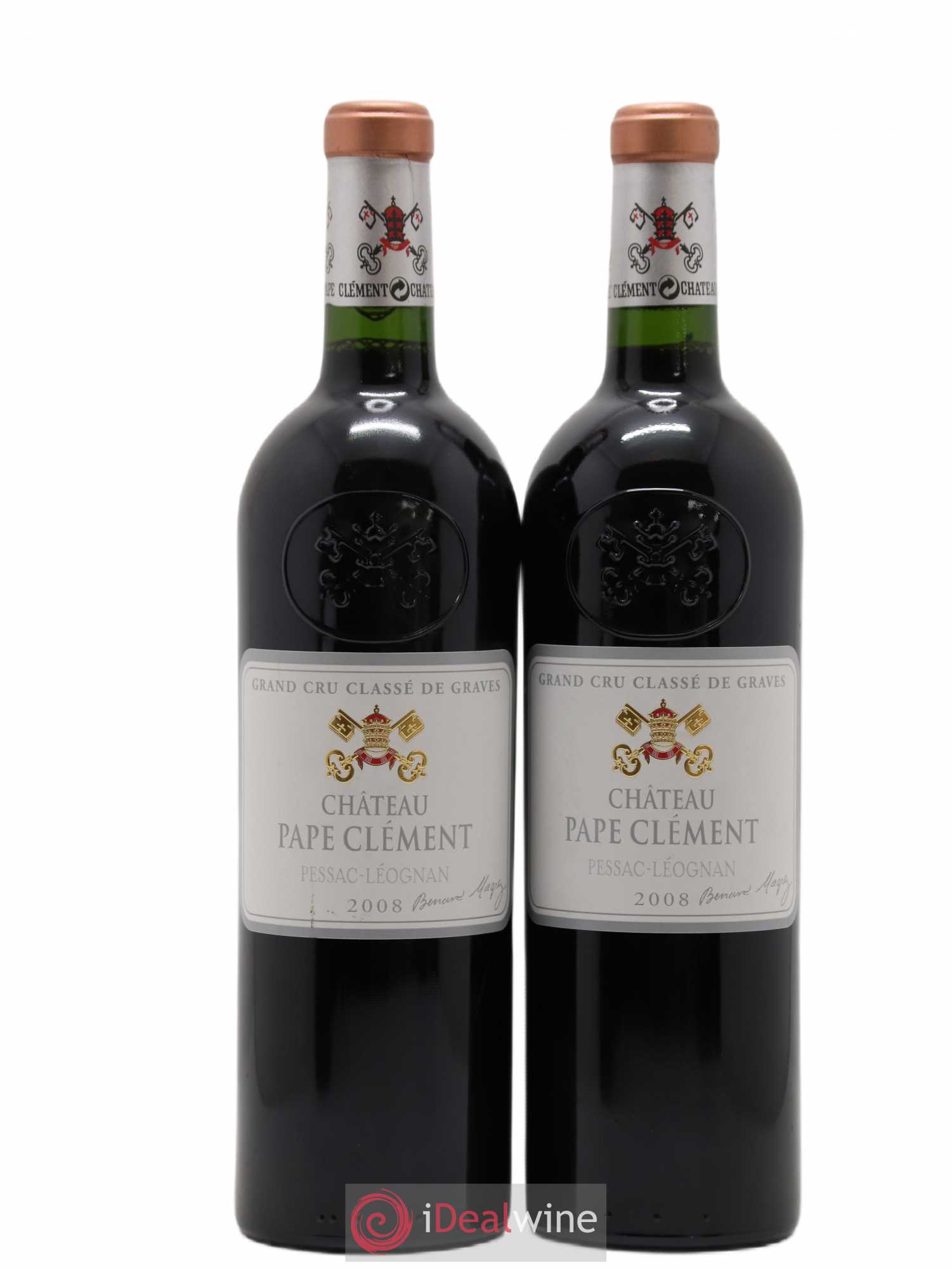 Château Pape Clément Cru Classé de Graves 2008 - Lot de 2 bouteilles - 0