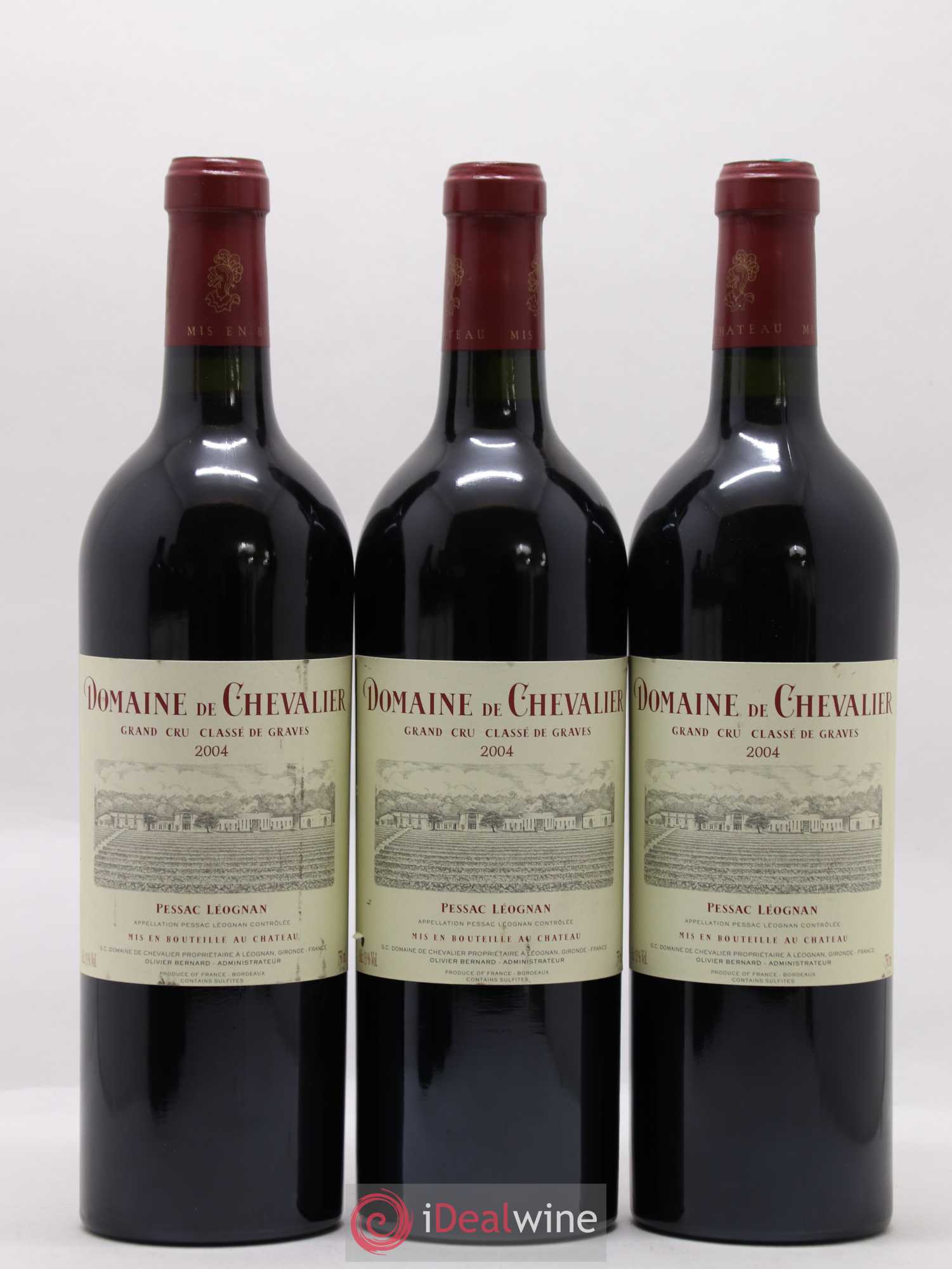 Domaine de Chevalier Cru Classé de Graves 2004 - Lot de 6 bouteilles - 1