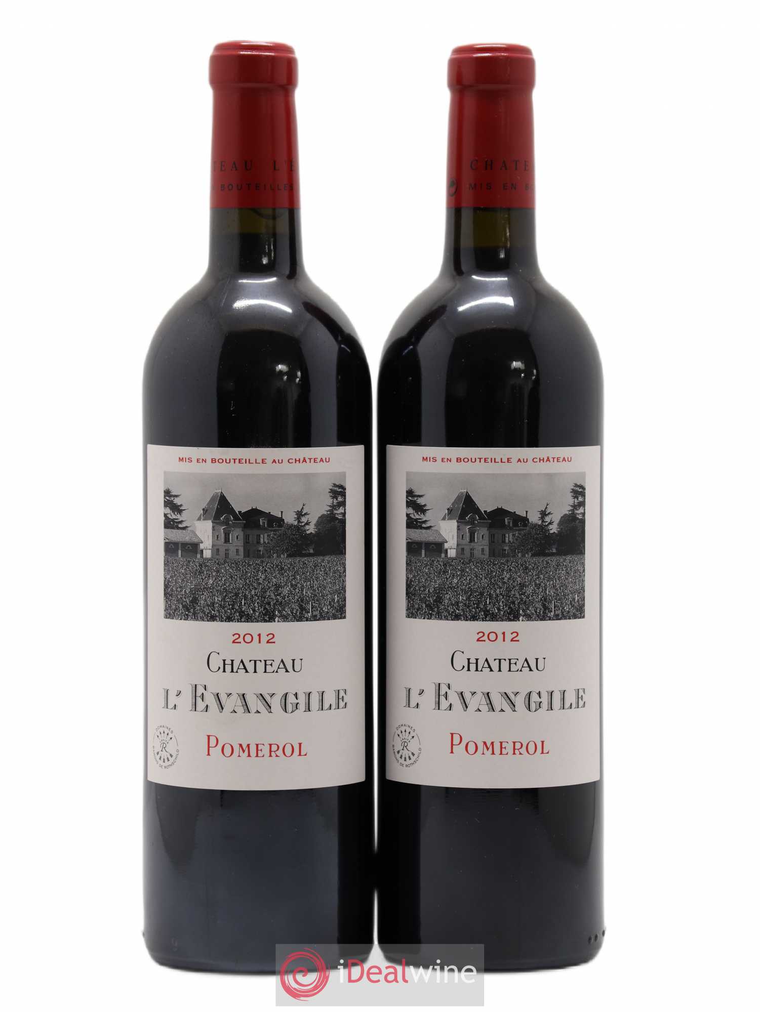 Château l' Évangile 2012 - Lot de 2 bouteilles - 0