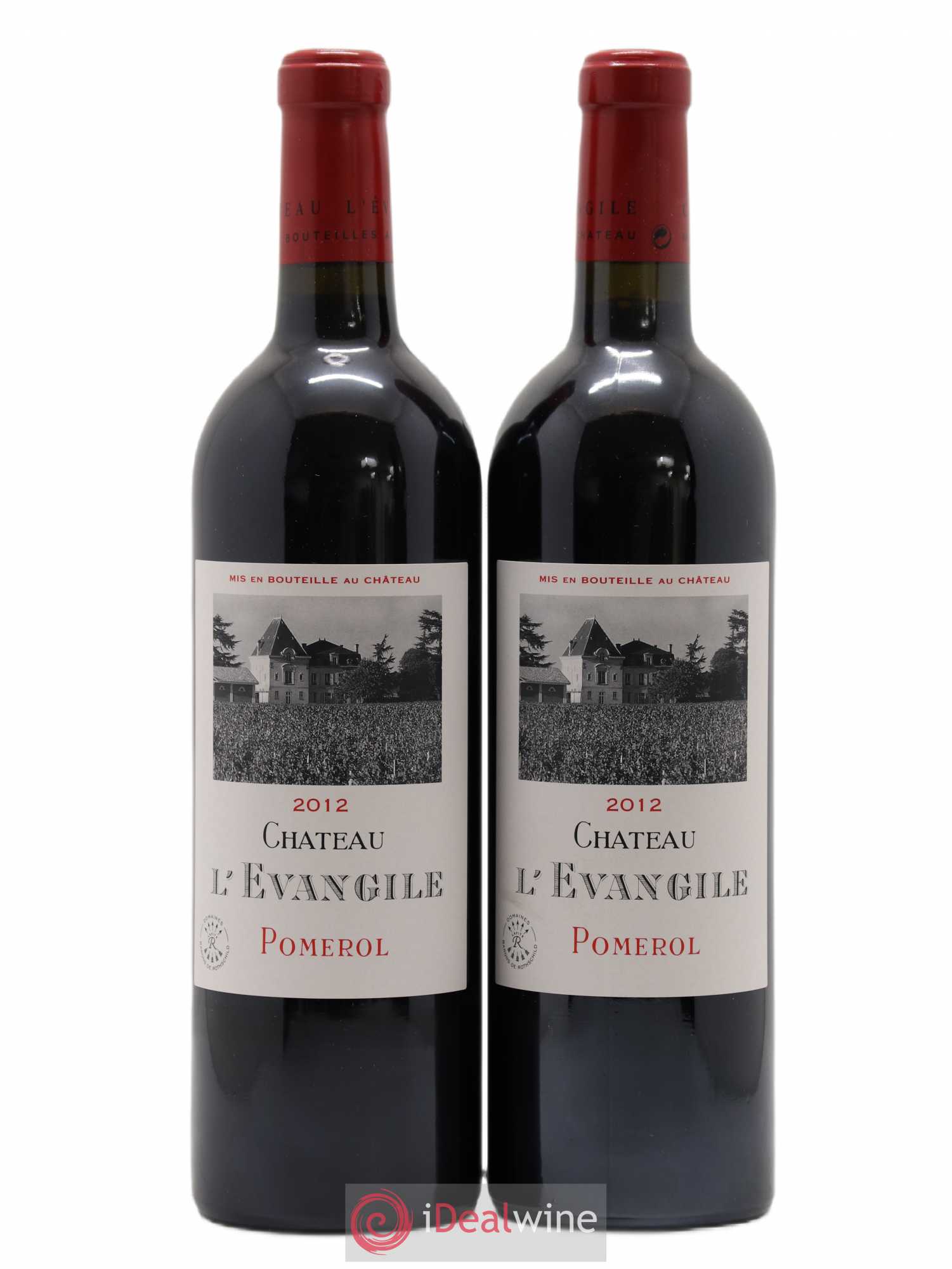 Château l' Évangile 2012 - Lot de 2 bouteilles - 0