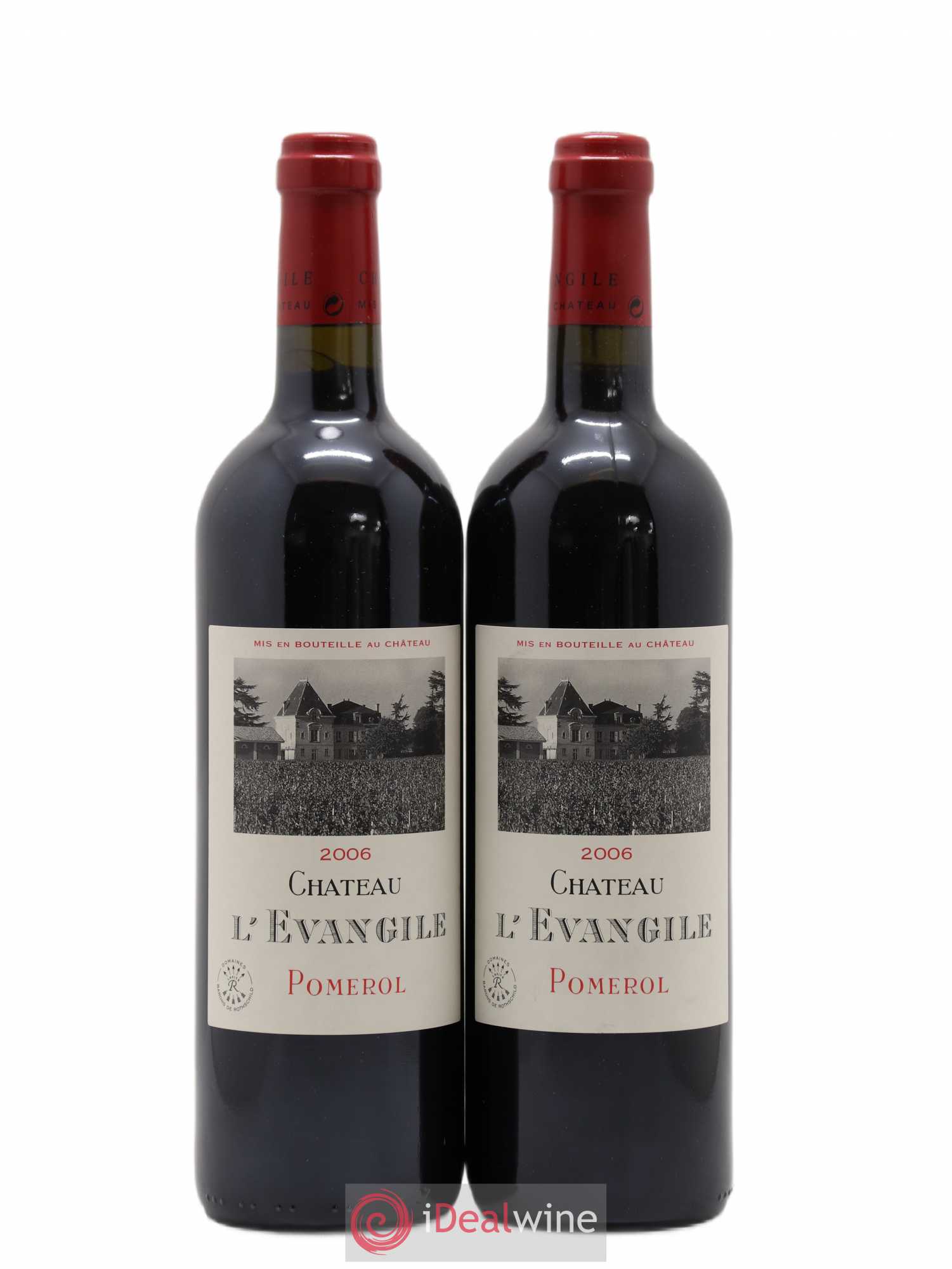 Château l' Évangile 2006 - Lot de 2 bouteilles - 0
