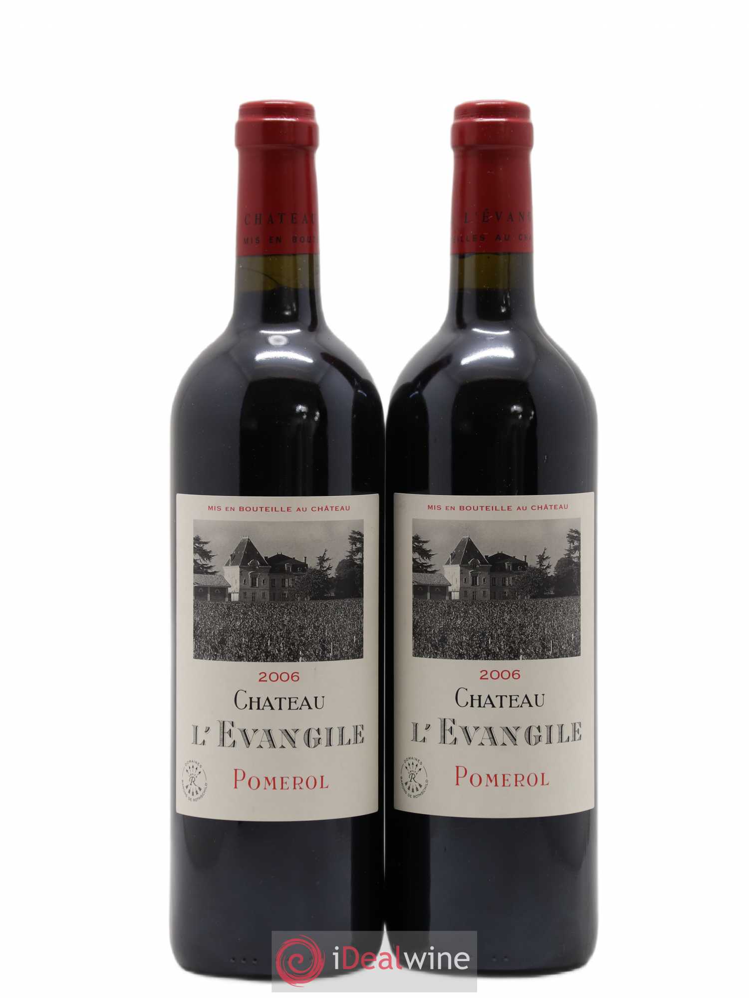 Château l' Évangile 2006 - Lot de 2 bouteilles - 0