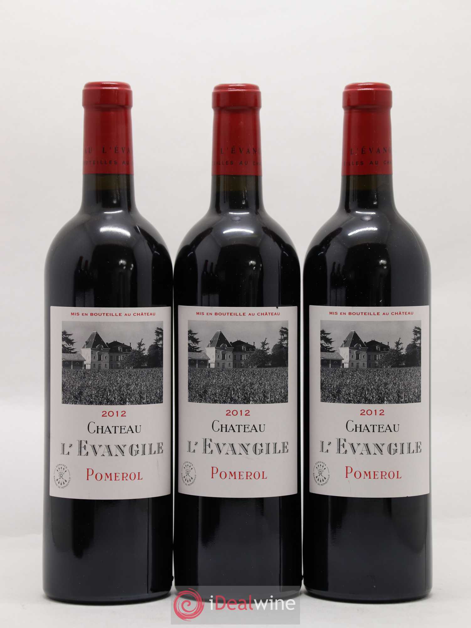 Château l' Évangile 2012 - Lot de 6 bouteilles - 1