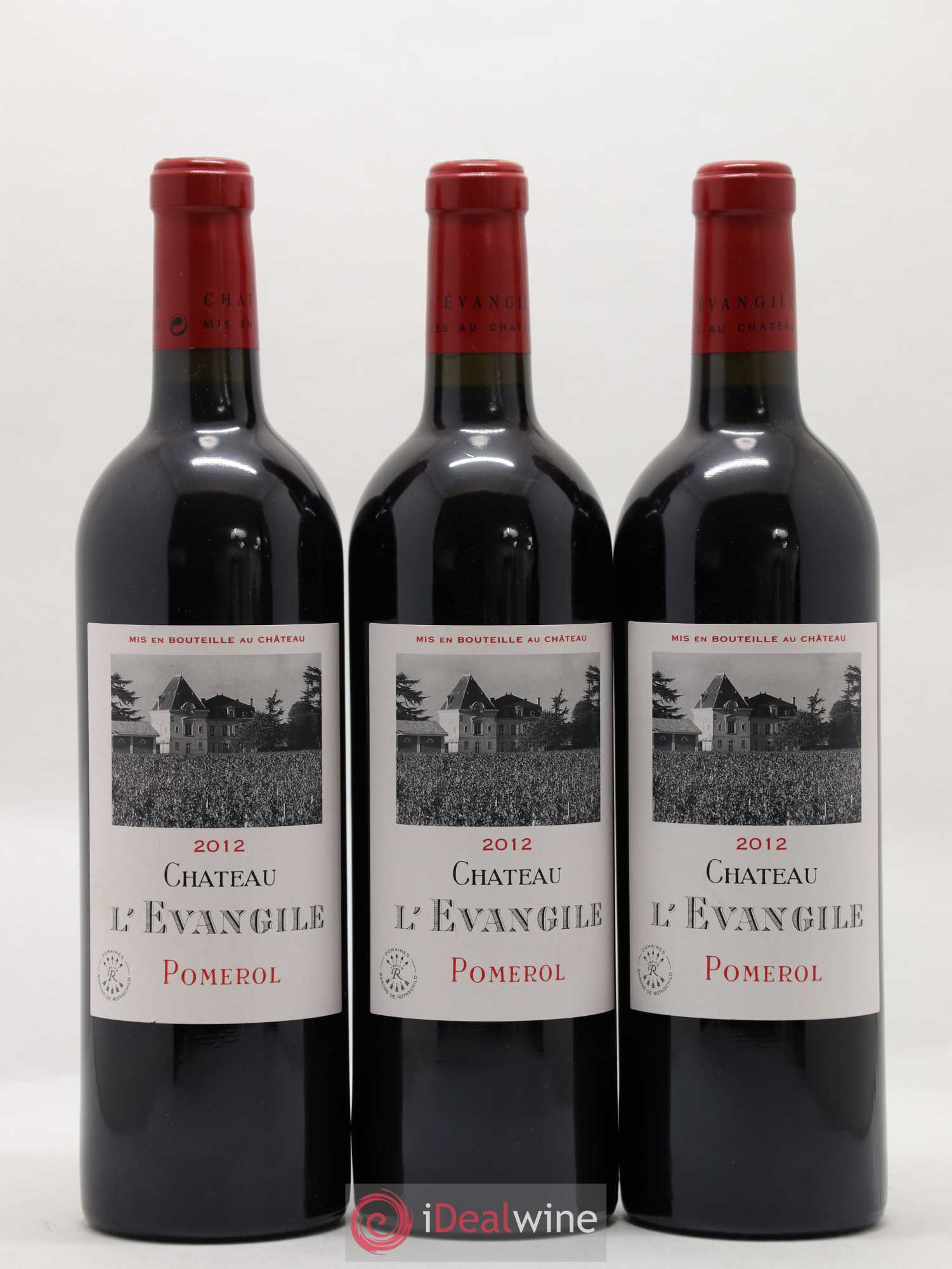 Château l' Évangile 2012 - Lot de 6 bouteilles - 2