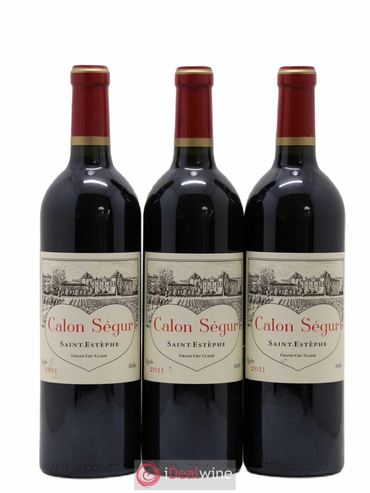 Château Calon Ségur 3ème Grand Cru Classé 2011 - Lot de 3 bouteilles - 0