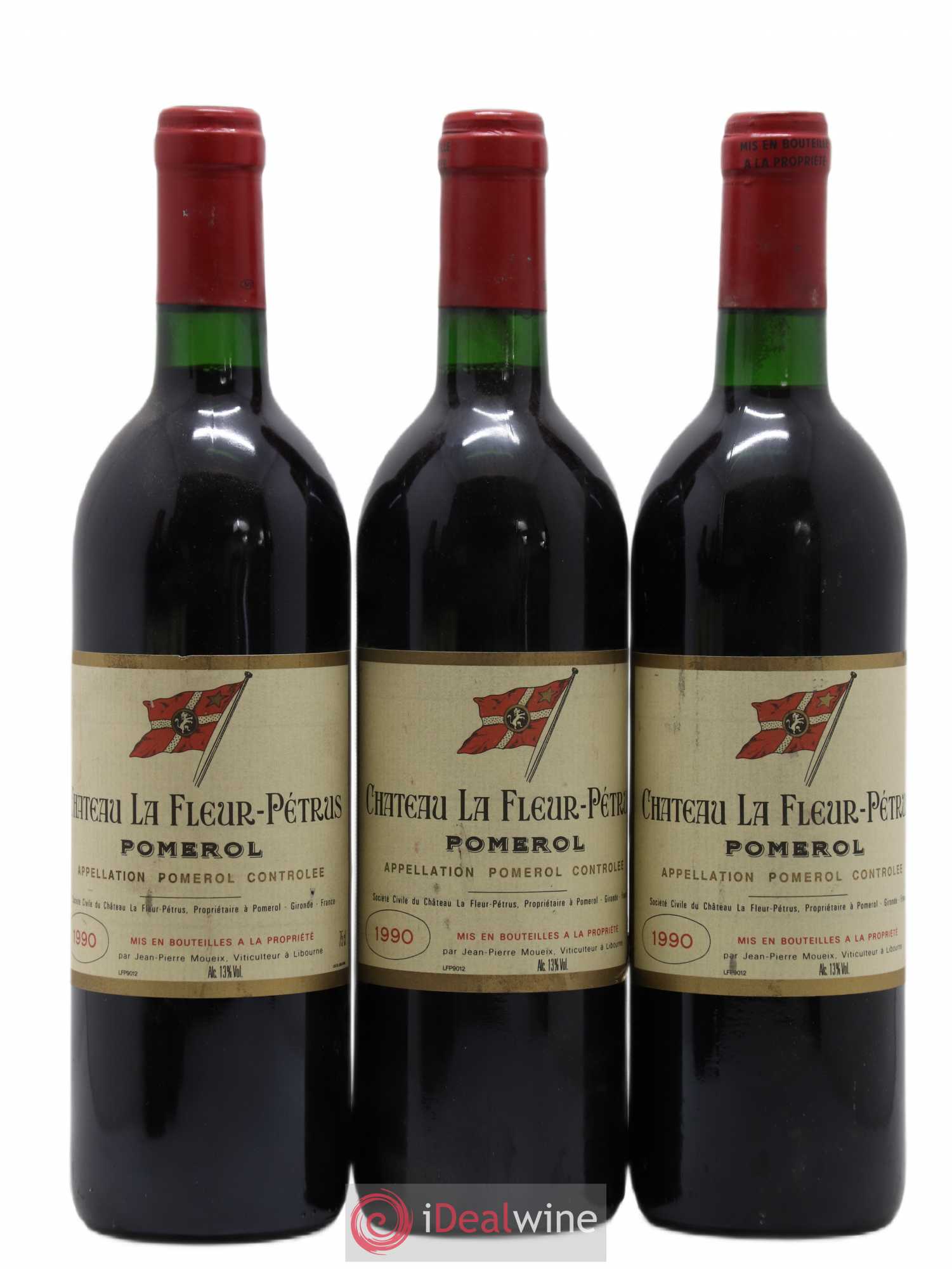 Château la Fleur Petrus 1990 - Lot de 3 bouteilles - 0