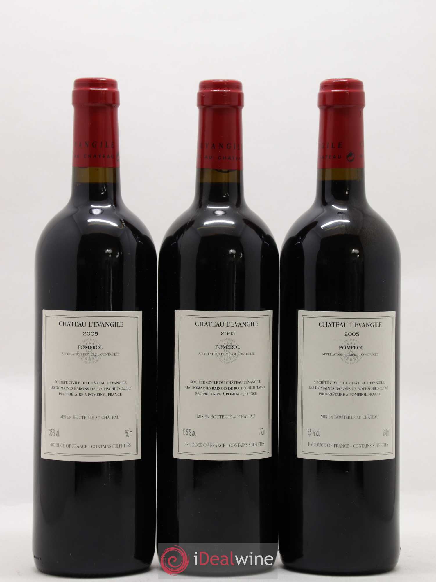 Château l' Évangile 2005 - Lot de 6 bouteilles - 4