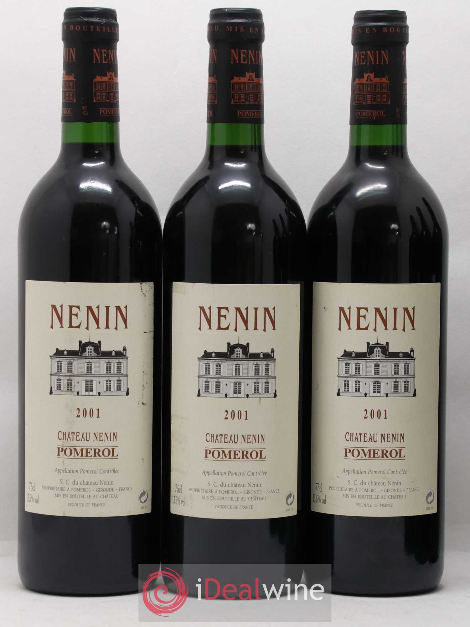 Château Nenin 2001 - Lot de 6 bouteilles - 1