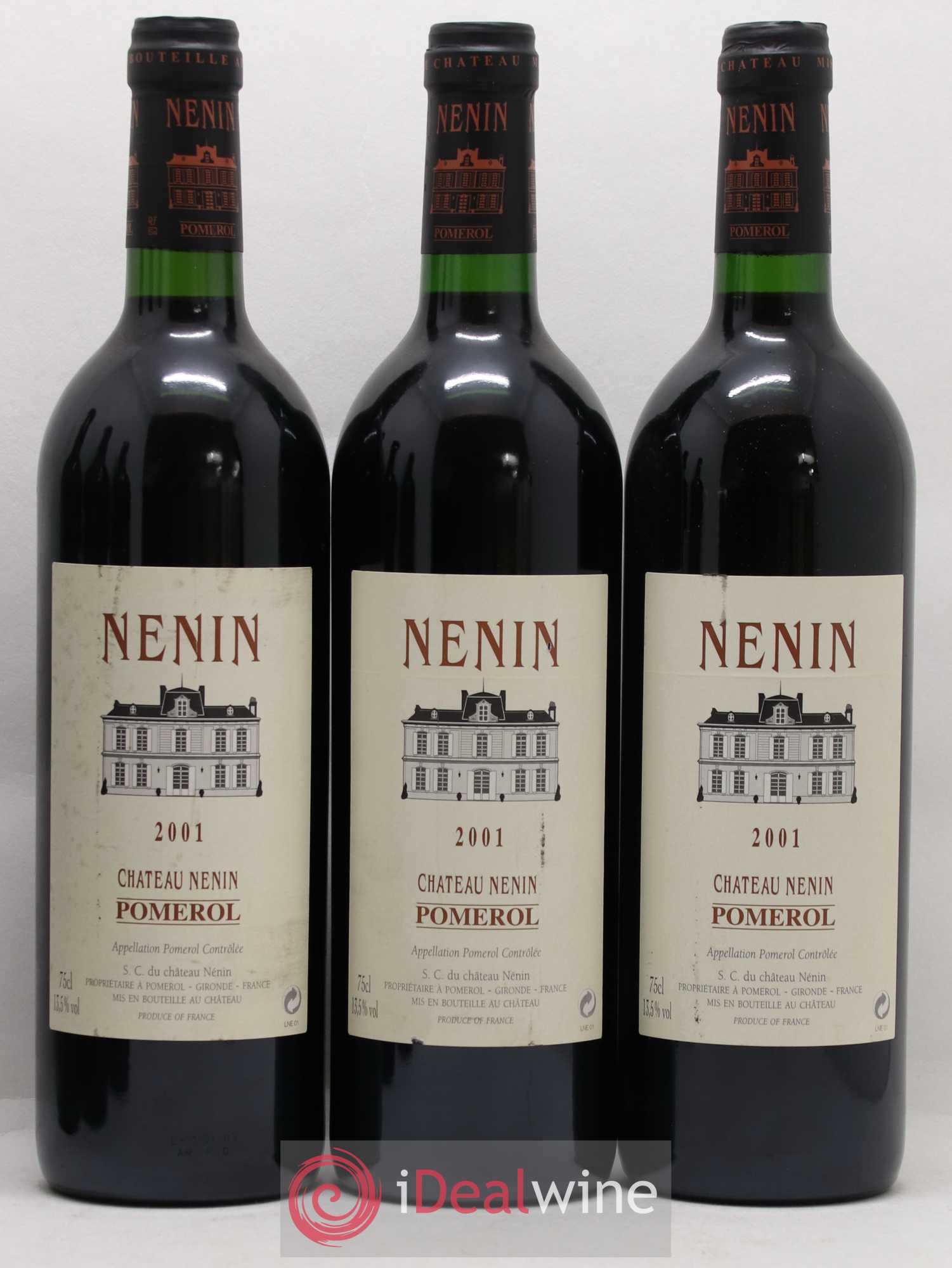 Château Nenin 2001 - Lot de 6 bouteilles - 2